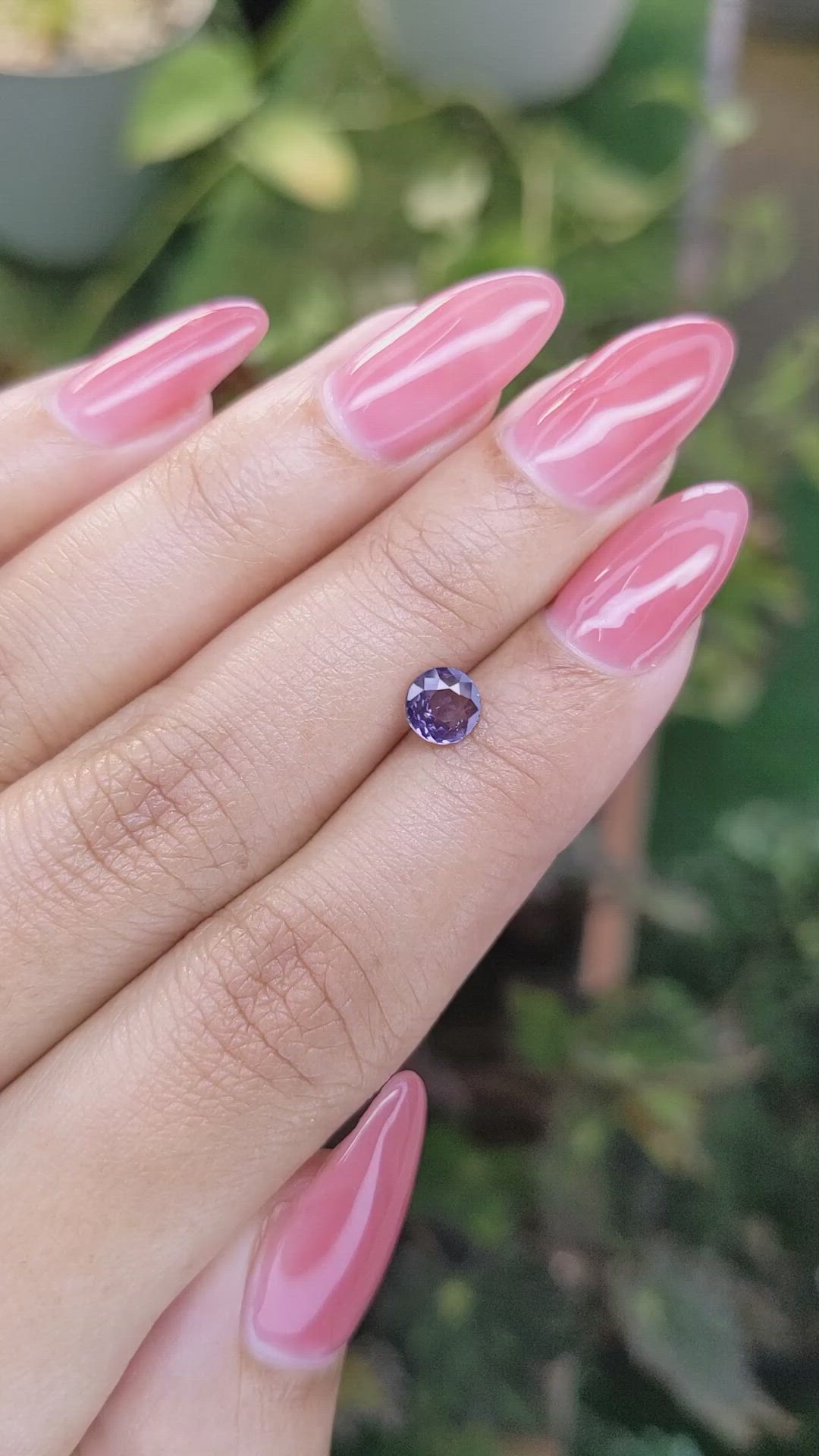 0.56 Ct. Spinel from Ceylon (Sri Lanka) Size Video