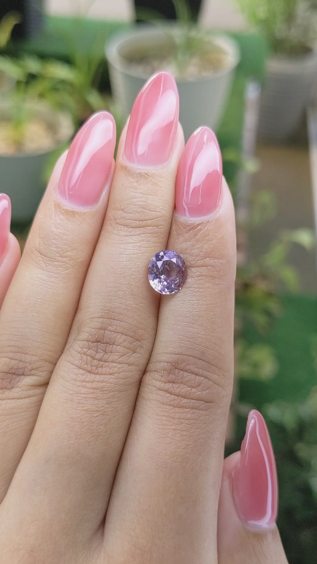 2.23 Ct. Spinel from Ceylon (Sri Lanka) Size Video