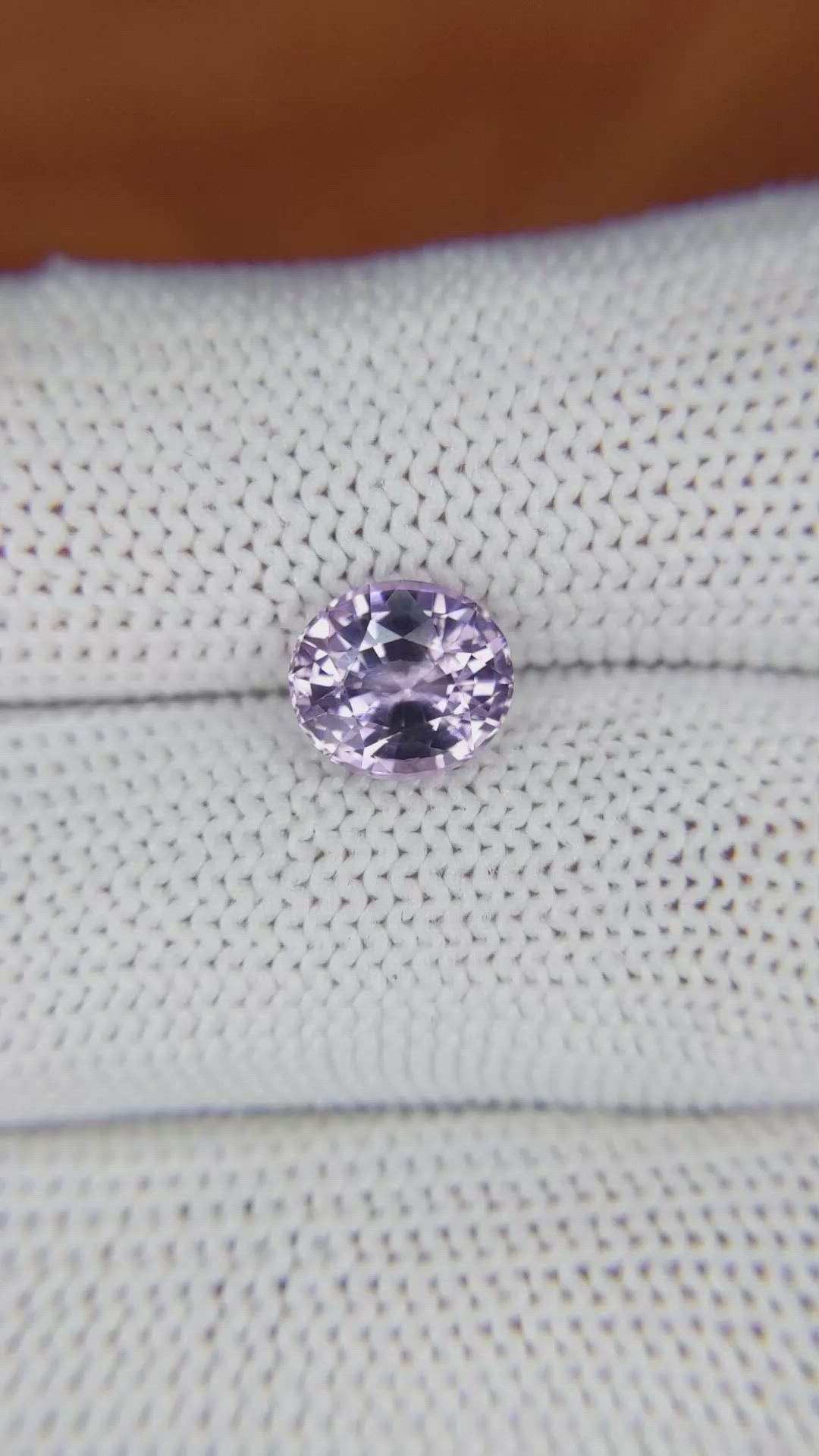 2.23 Ct. Spinel from Ceylon (Sri Lanka) Size Video
