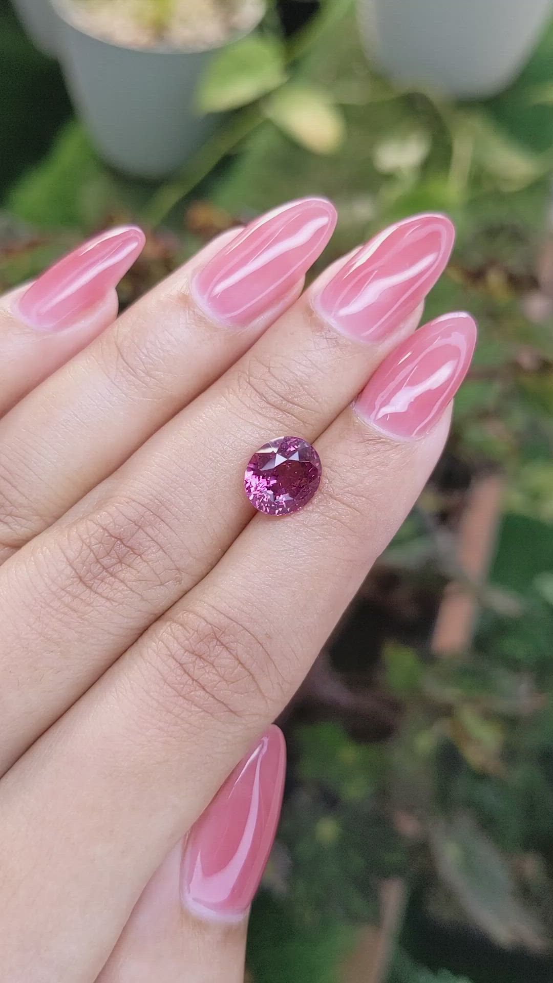 3.31 Ct. Spinel from Ceylon (Sri Lanka) Size Video