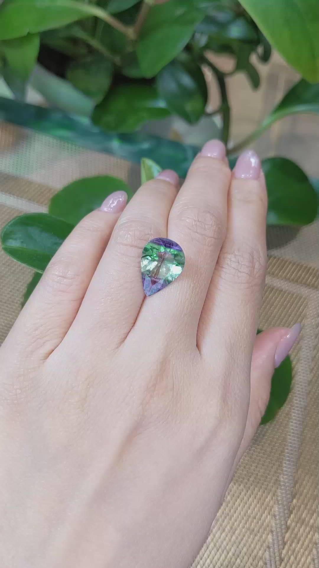 6.92 Ct. Fluorite Size Video