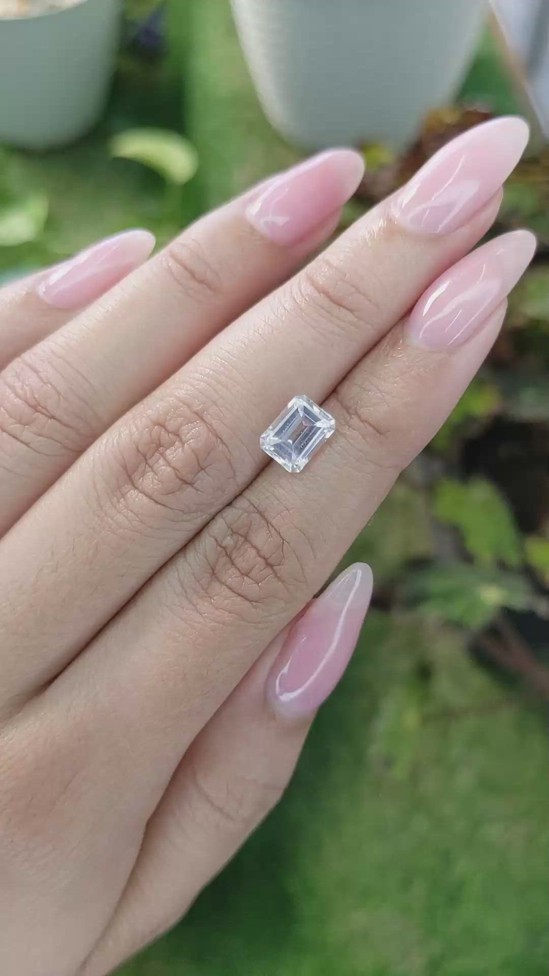 2.04 Ct. Zircon from Ceylon (Sri Lanka) Size Video