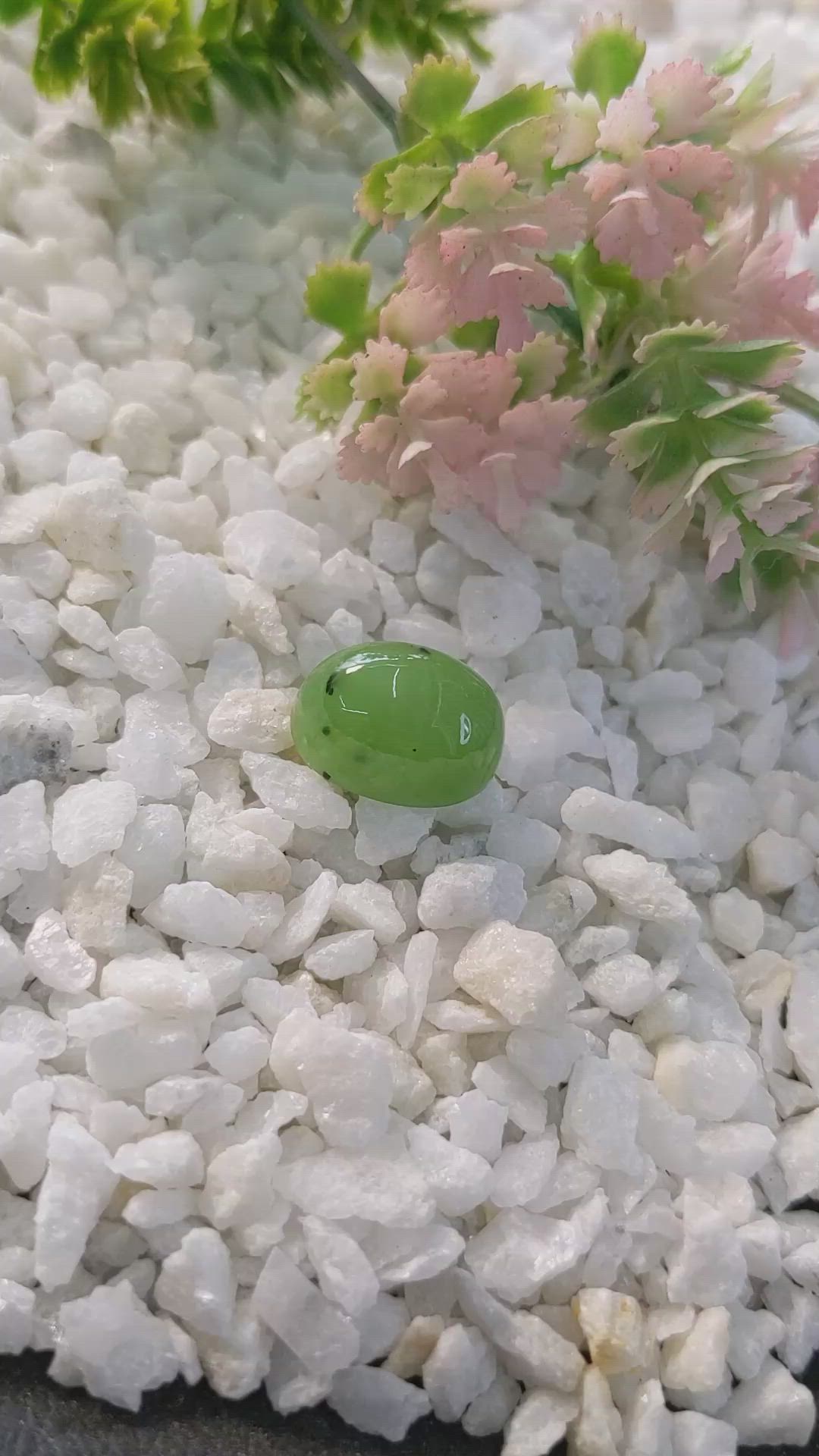 21.20 Ct. Cabochon Jade from Burma (Myanmar) Size Video