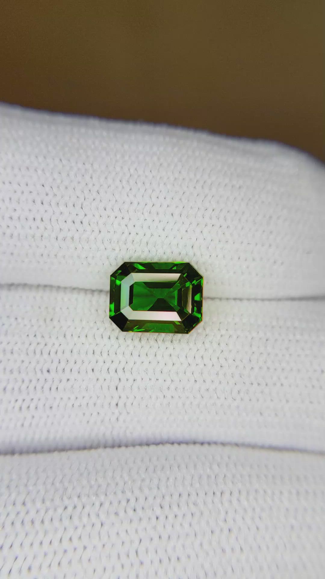 2.13 Ct. Tsavorite Garnet from Tanzania Size Video