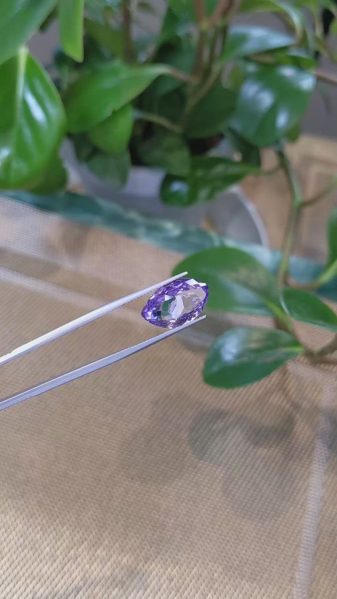 10.14 Ct. Tanzanite from Tanzania Size Video