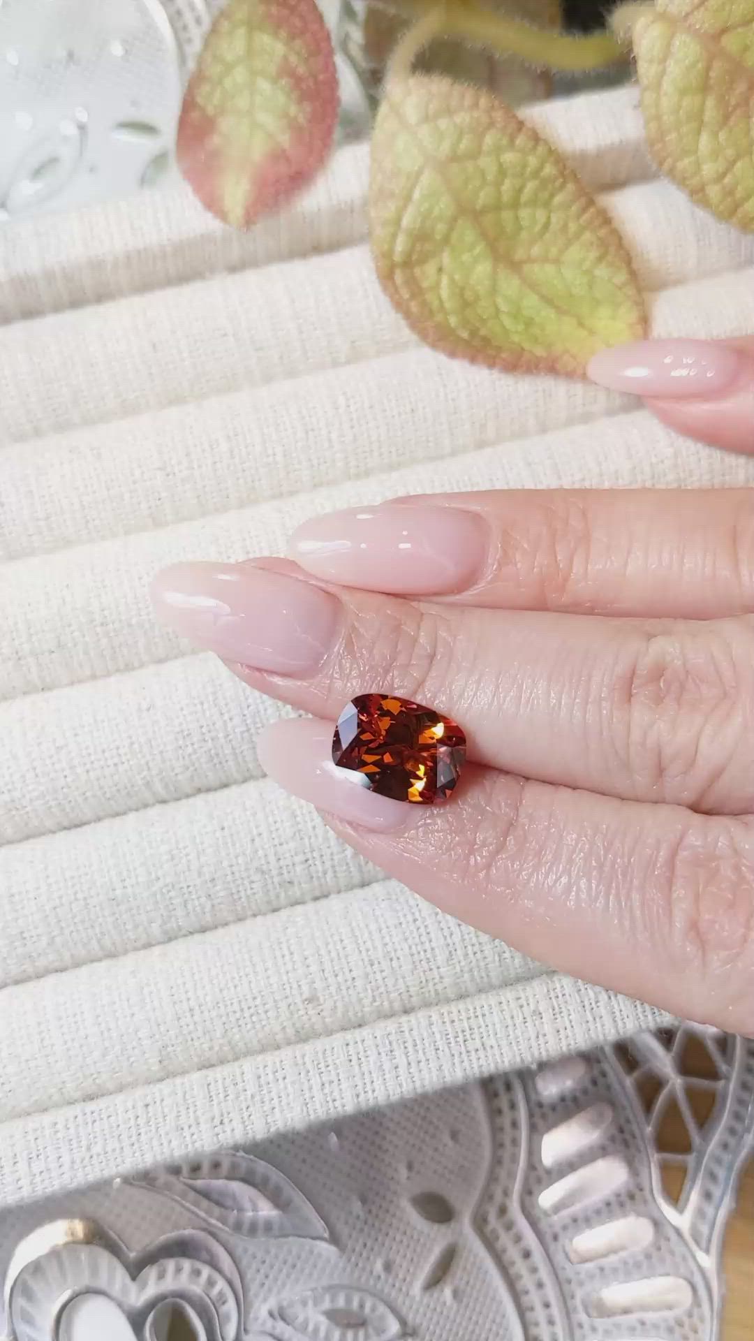 5.88 Ct. Spessartite Garnet from Madagascar Size Video