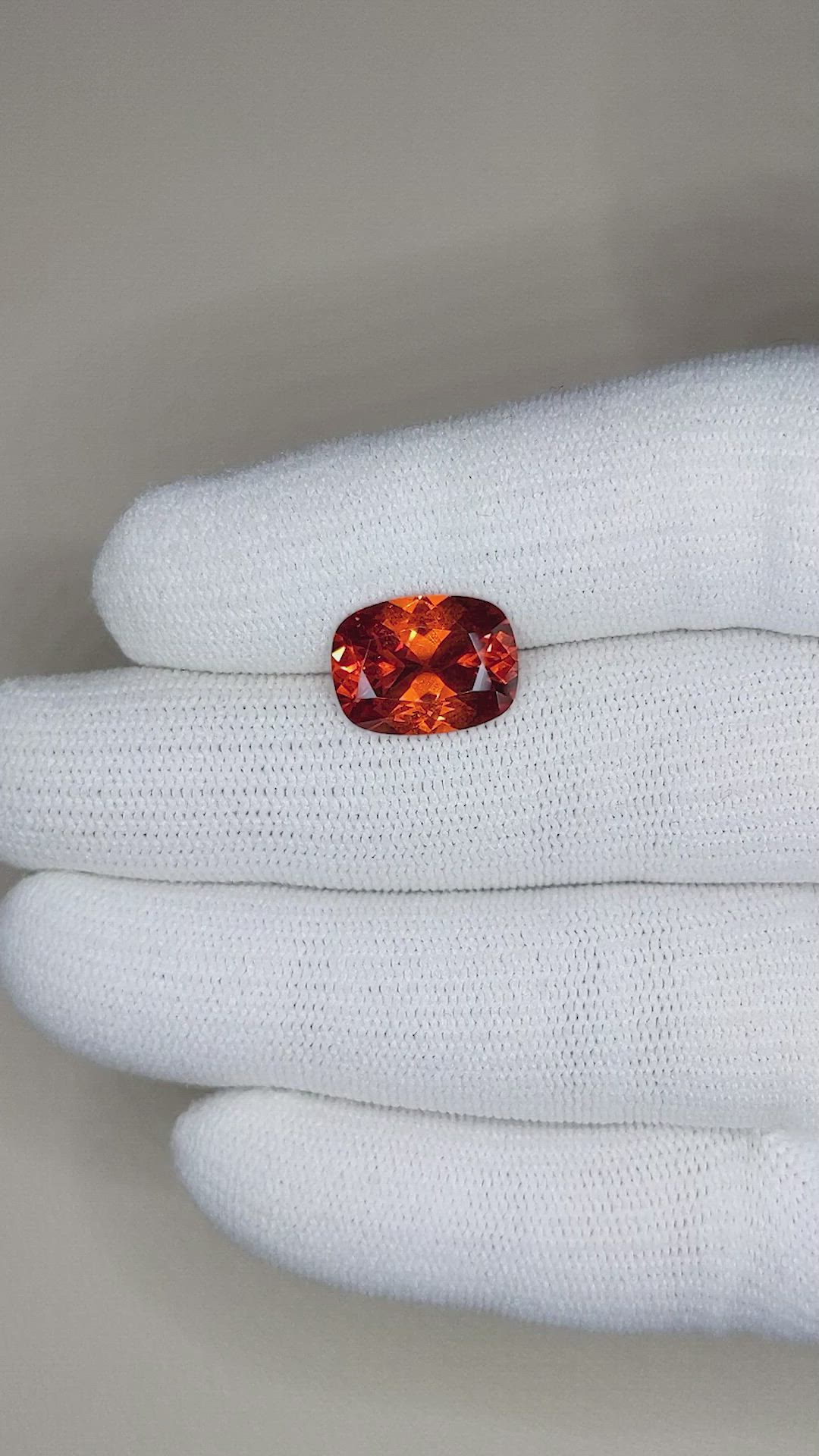 5.88 Ct. Spessartite Garnet from Madagascar Size Video