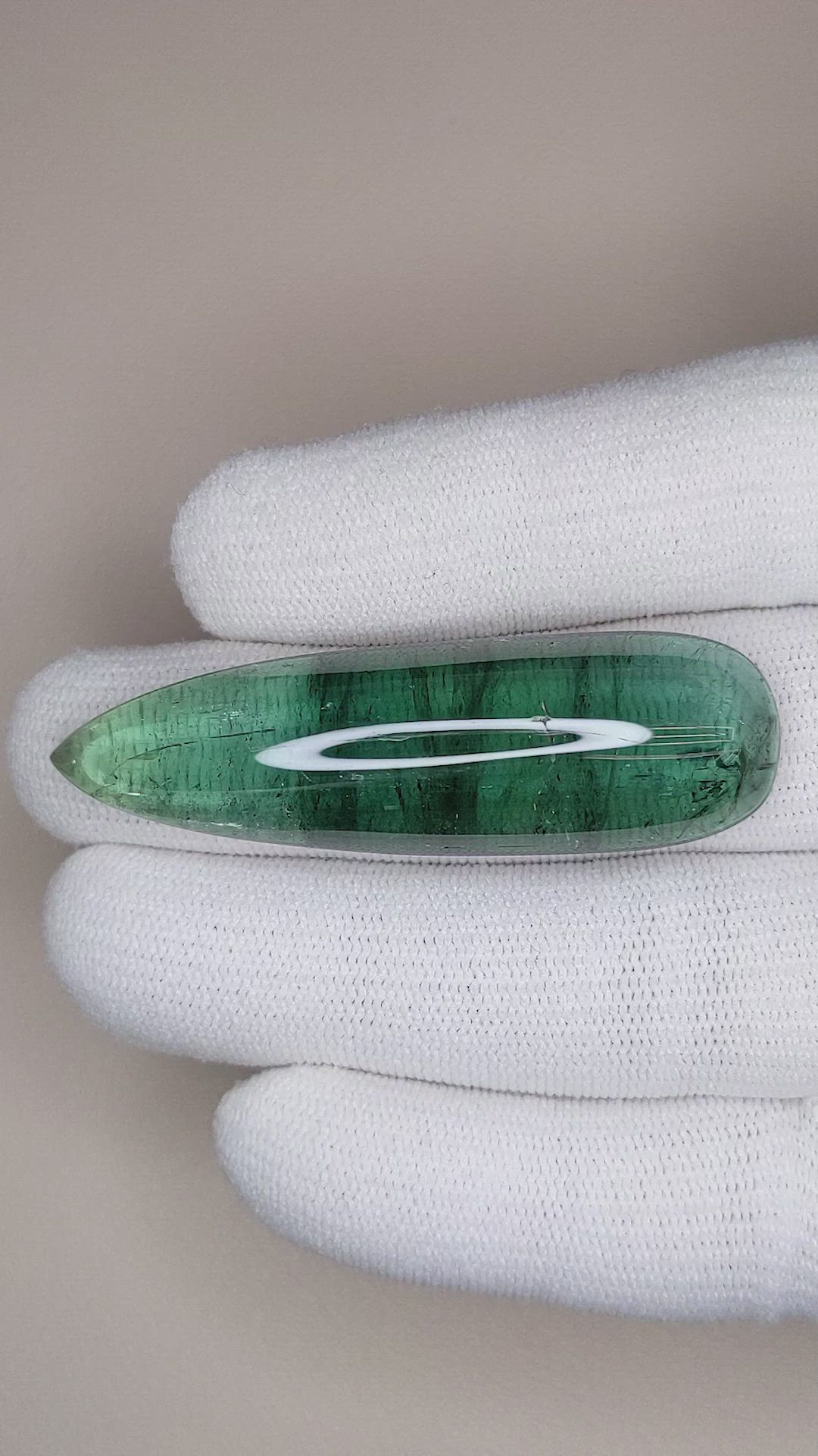51.20 Ct. Cabochon Tourmaline from Madagascar Size Video