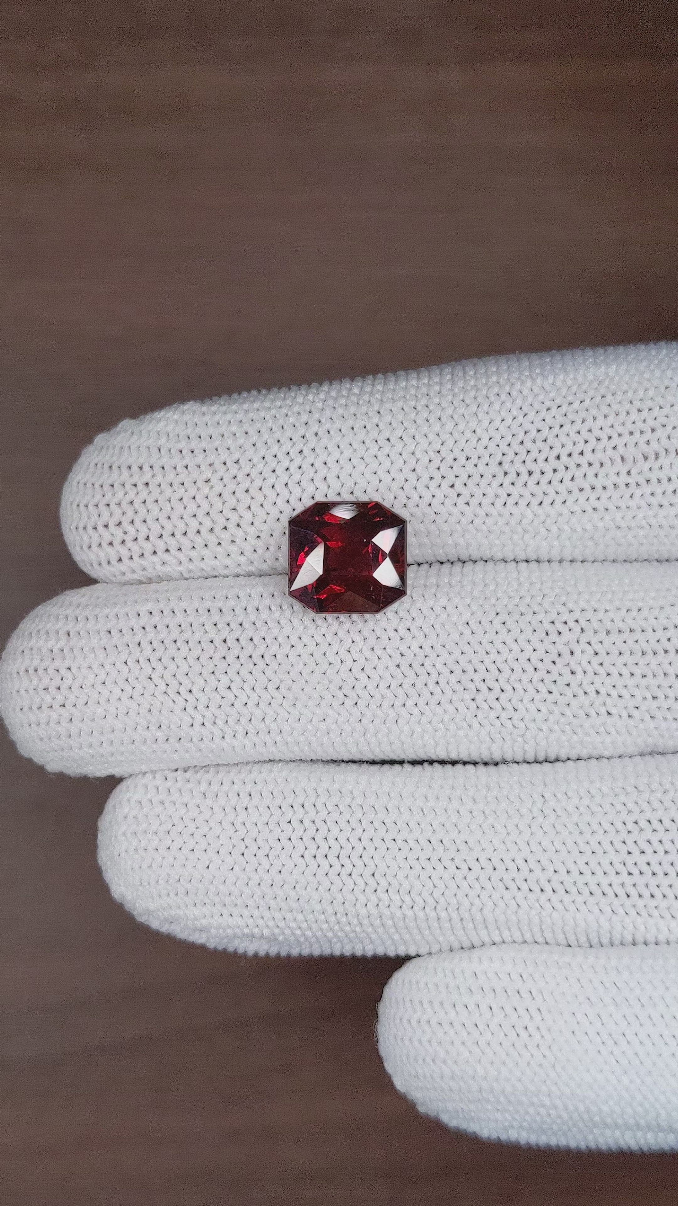 6.66 Ct. Garnet from Tanzania Size Video