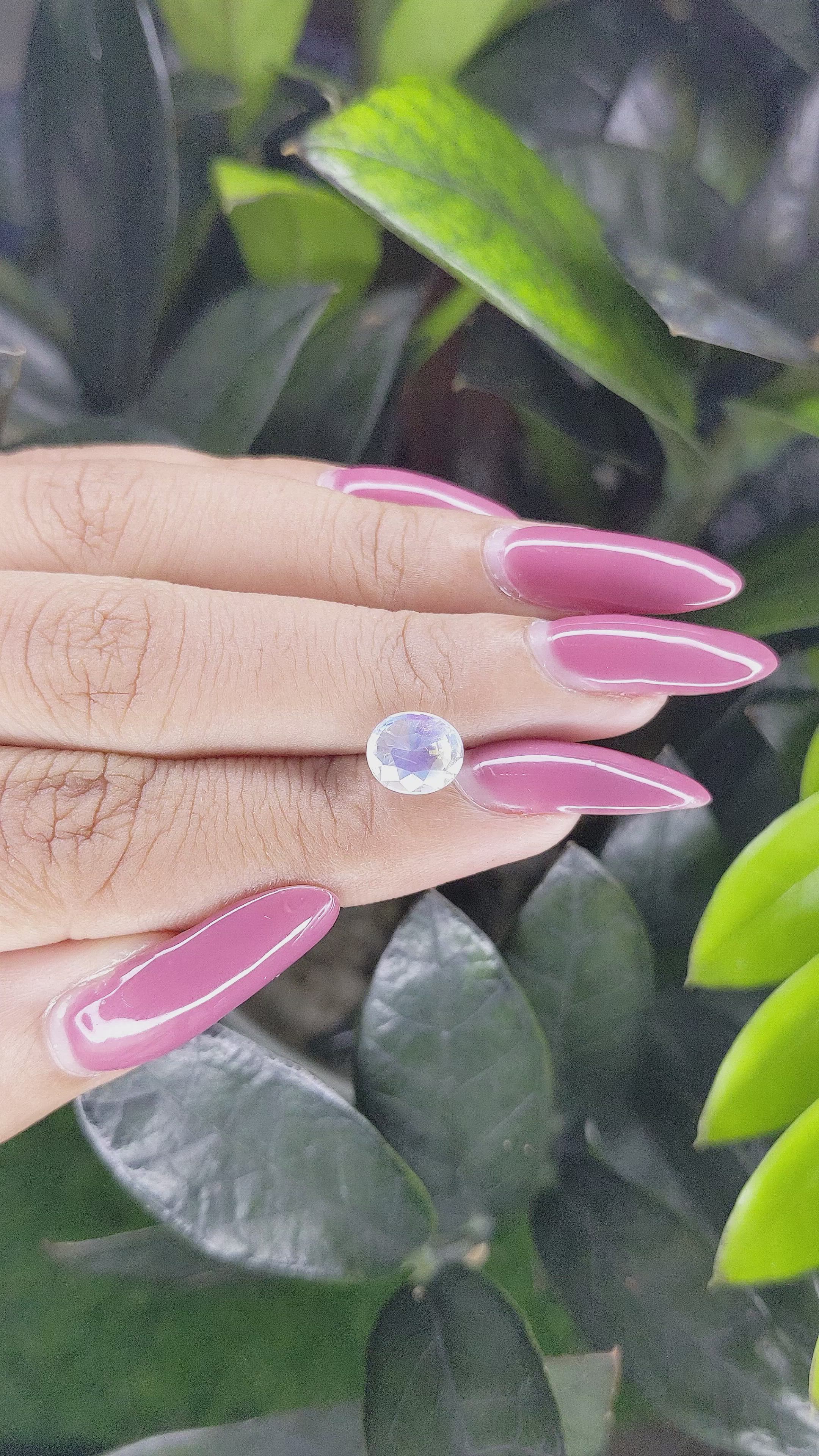 1.46 Ct. Moonstone from Madagascar Size Video