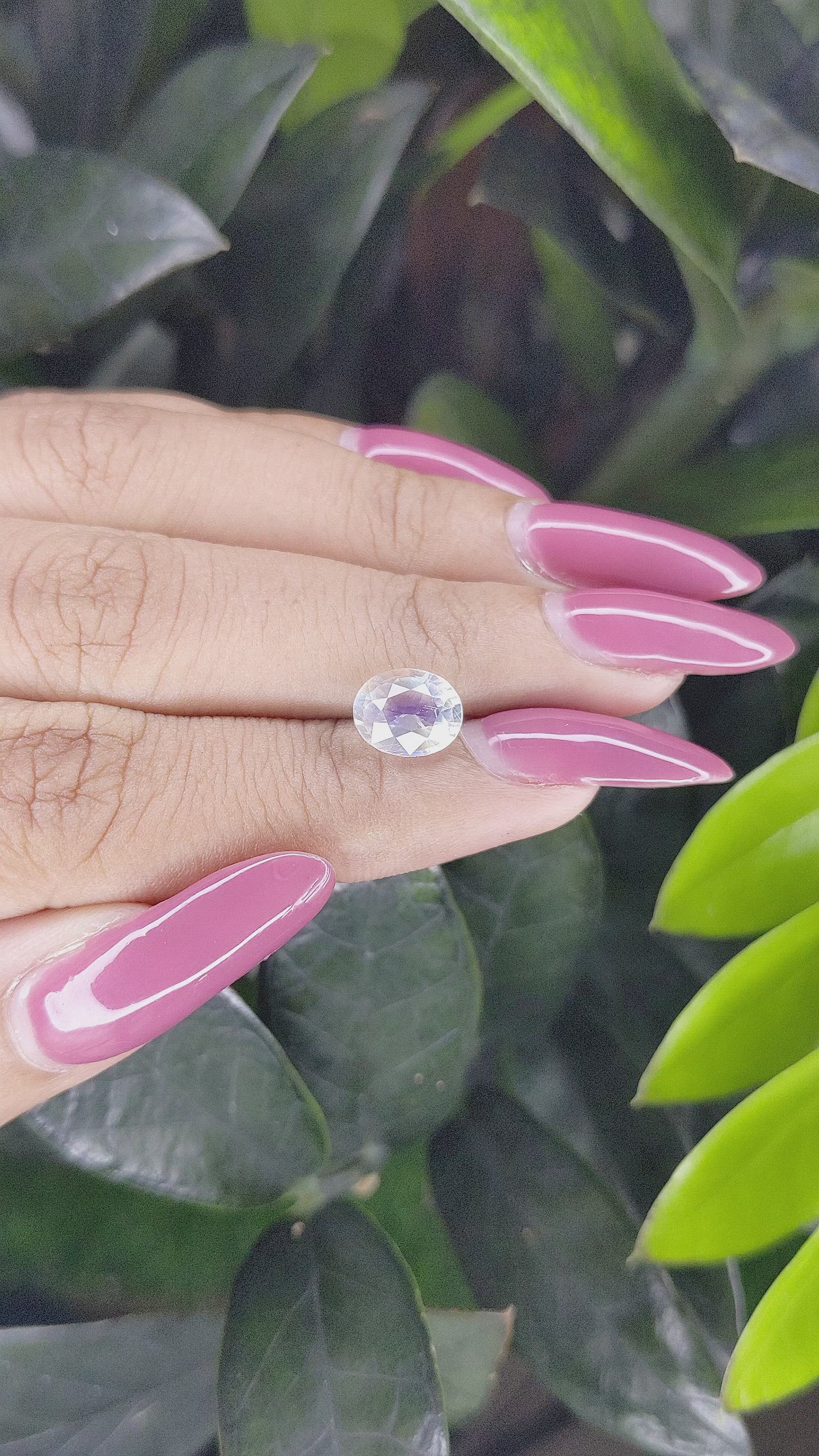 1.82 Ct. Moonstone from Madagascar Size Video