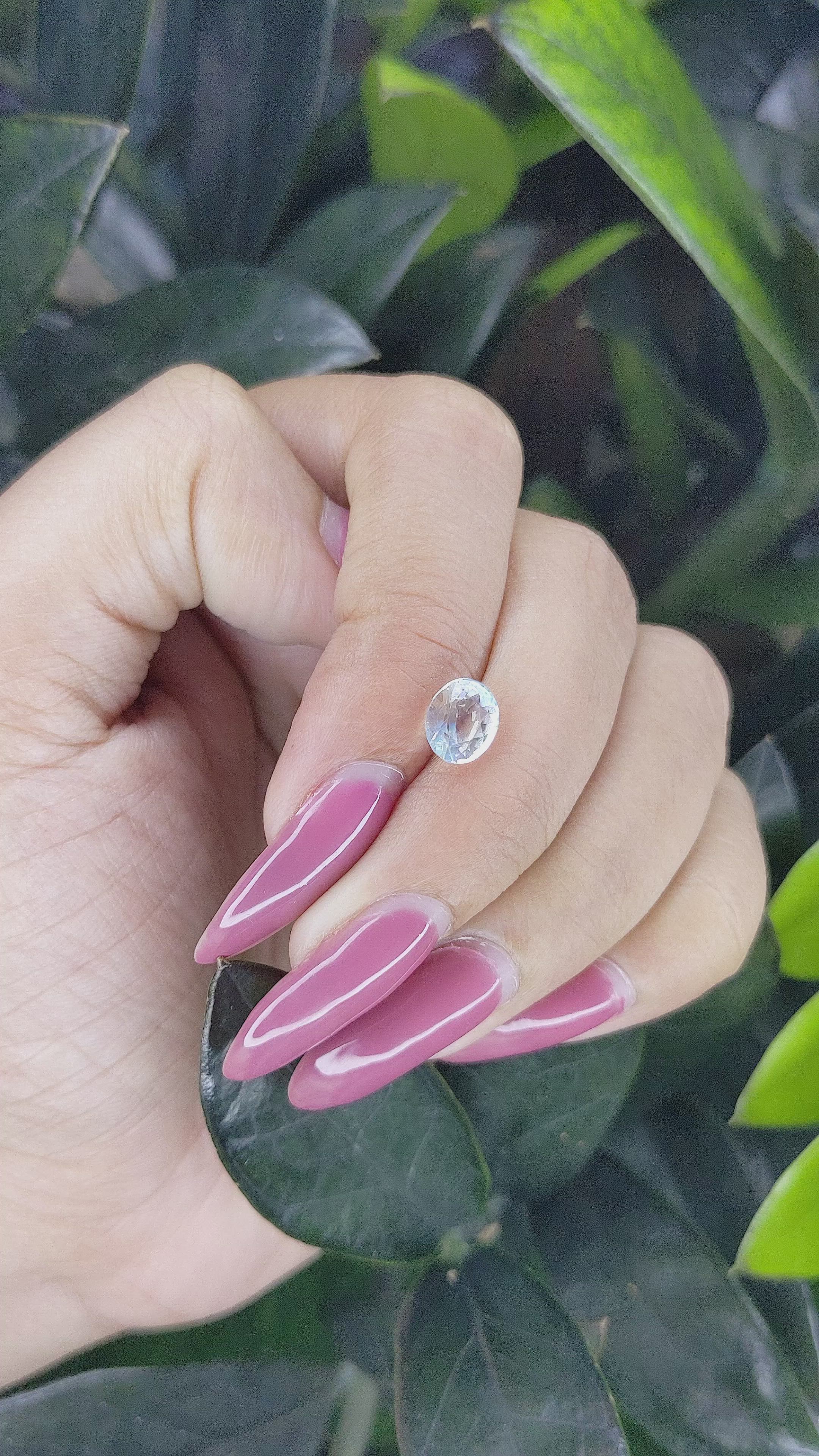 1.14 Ct. Moonstone from Madagascar Size Video