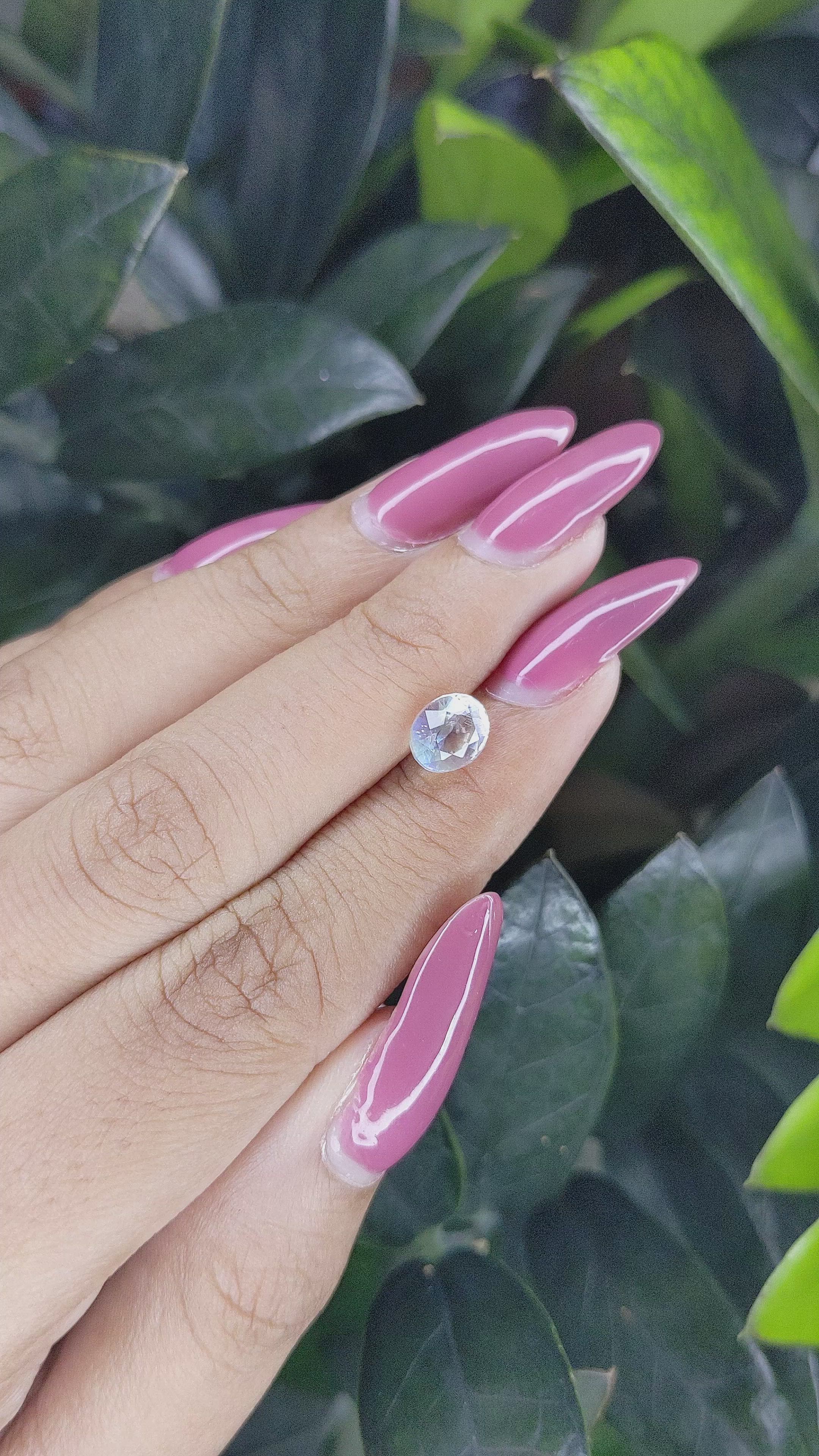 1.14 Ct. Moonstone from Madagascar Size Video