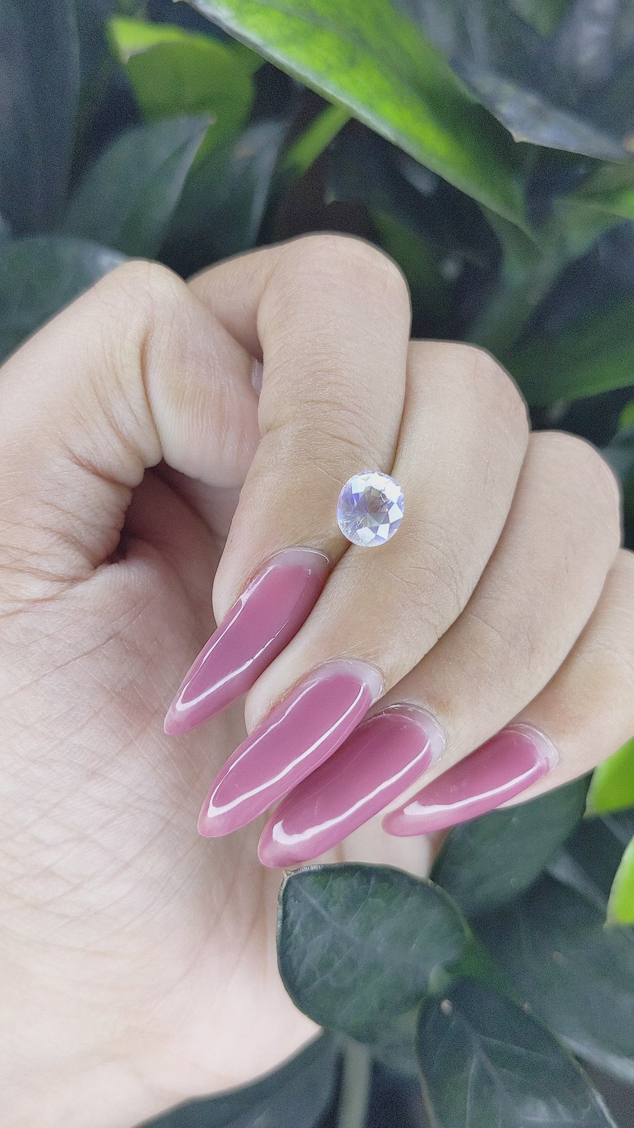 1.24 Ct. Moonstone from Madagascar Size Video