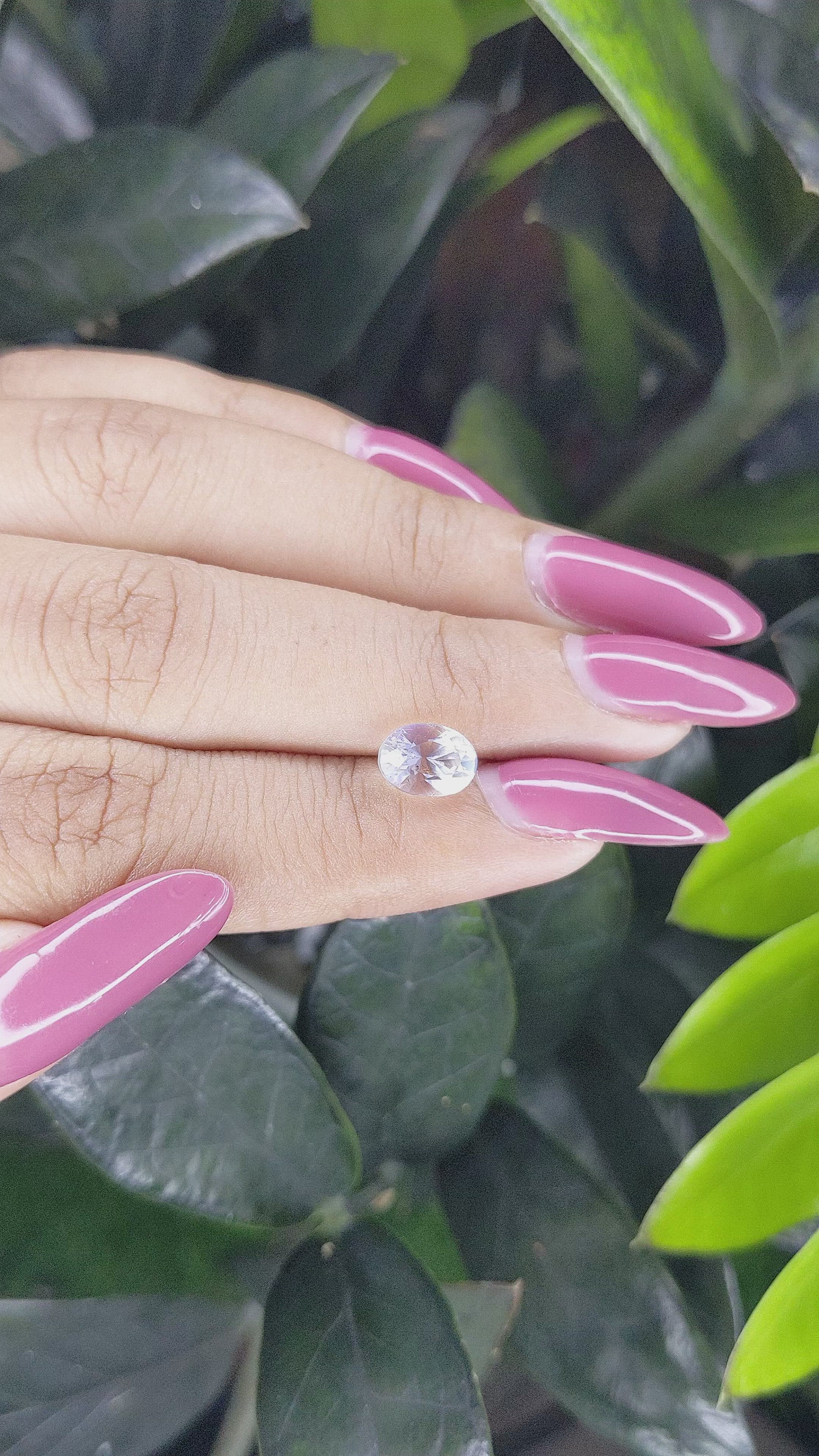 1.46 Ct. Moonstone from Madagascar Size Video