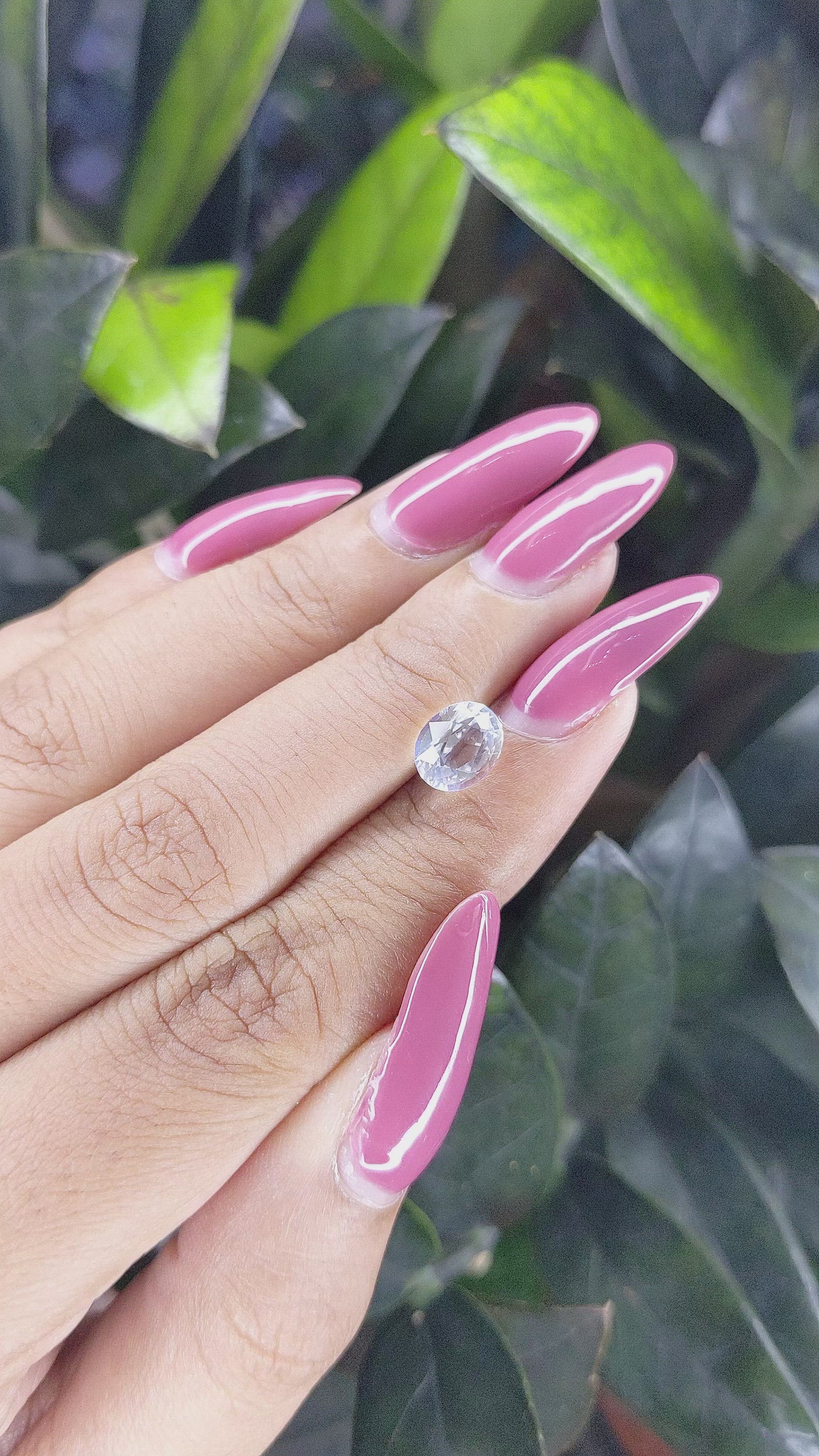 1.61 Ct. Moonstone from Madagascar Size Video