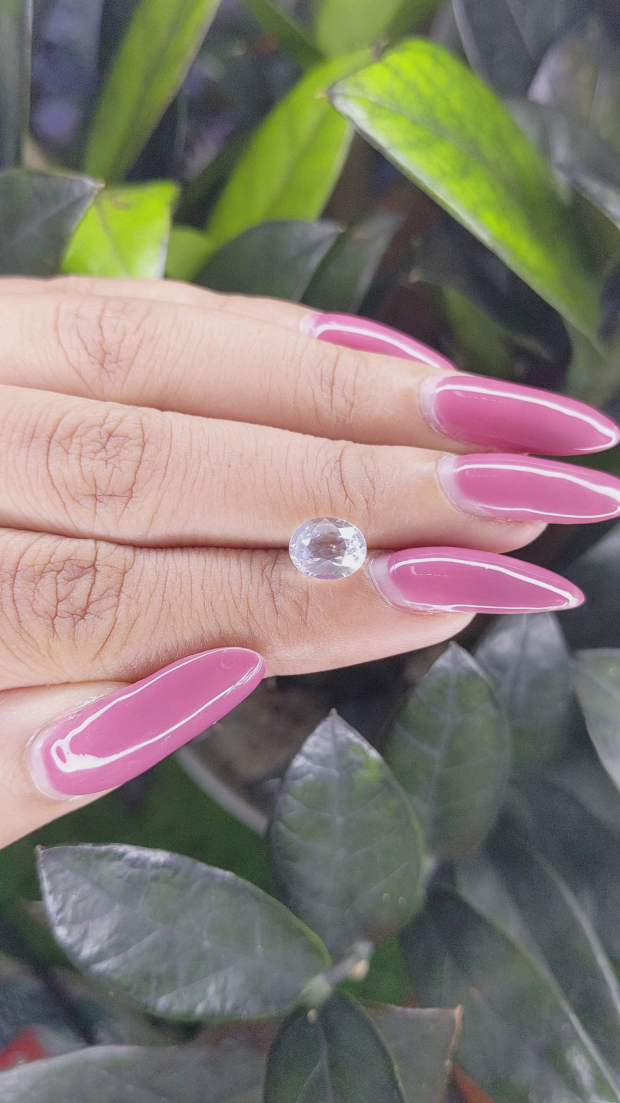 1.61 Ct. Moonstone from Madagascar Size Video