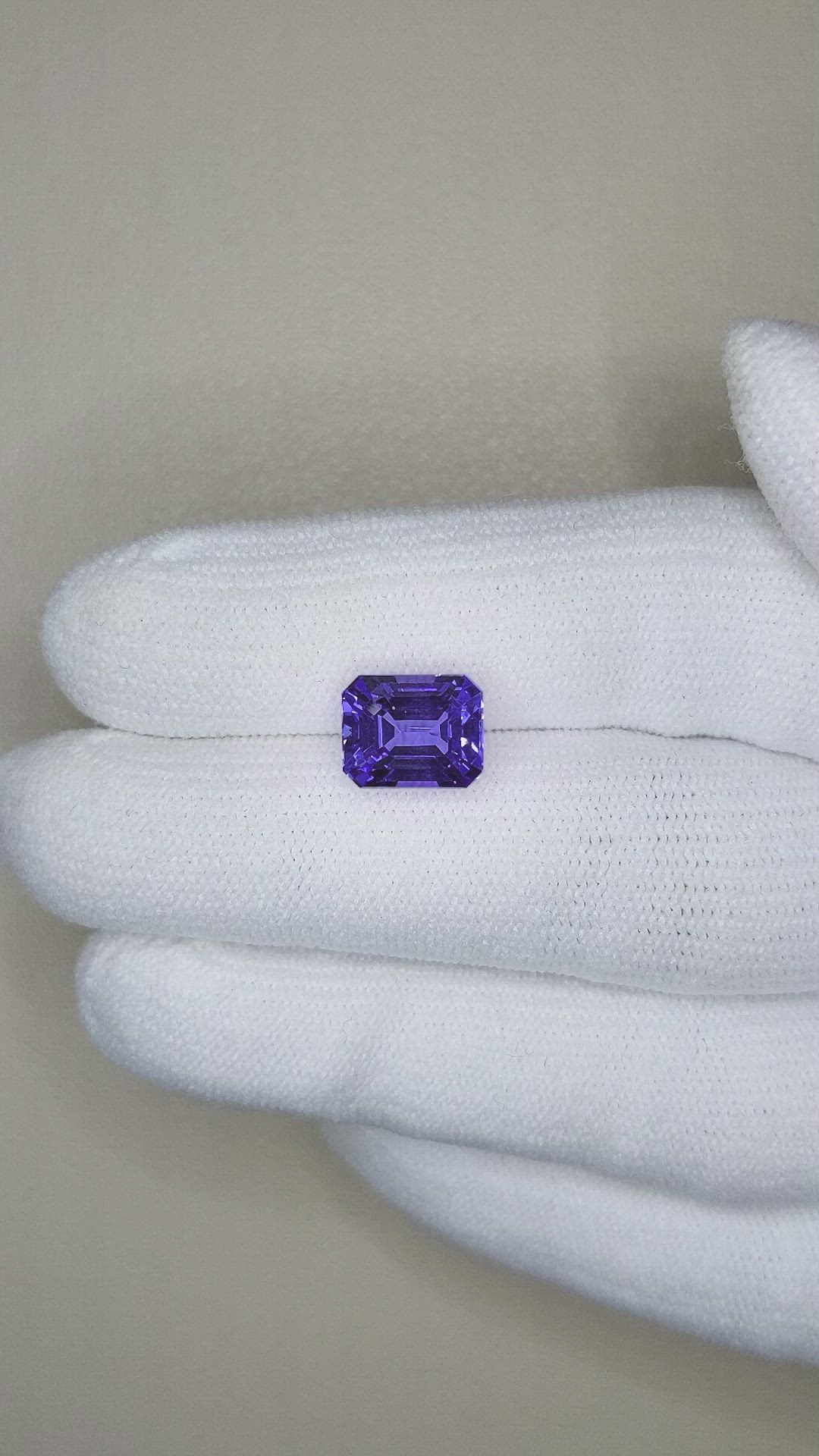 3.78 Ct. Tanzanite from Tanzania Size Video