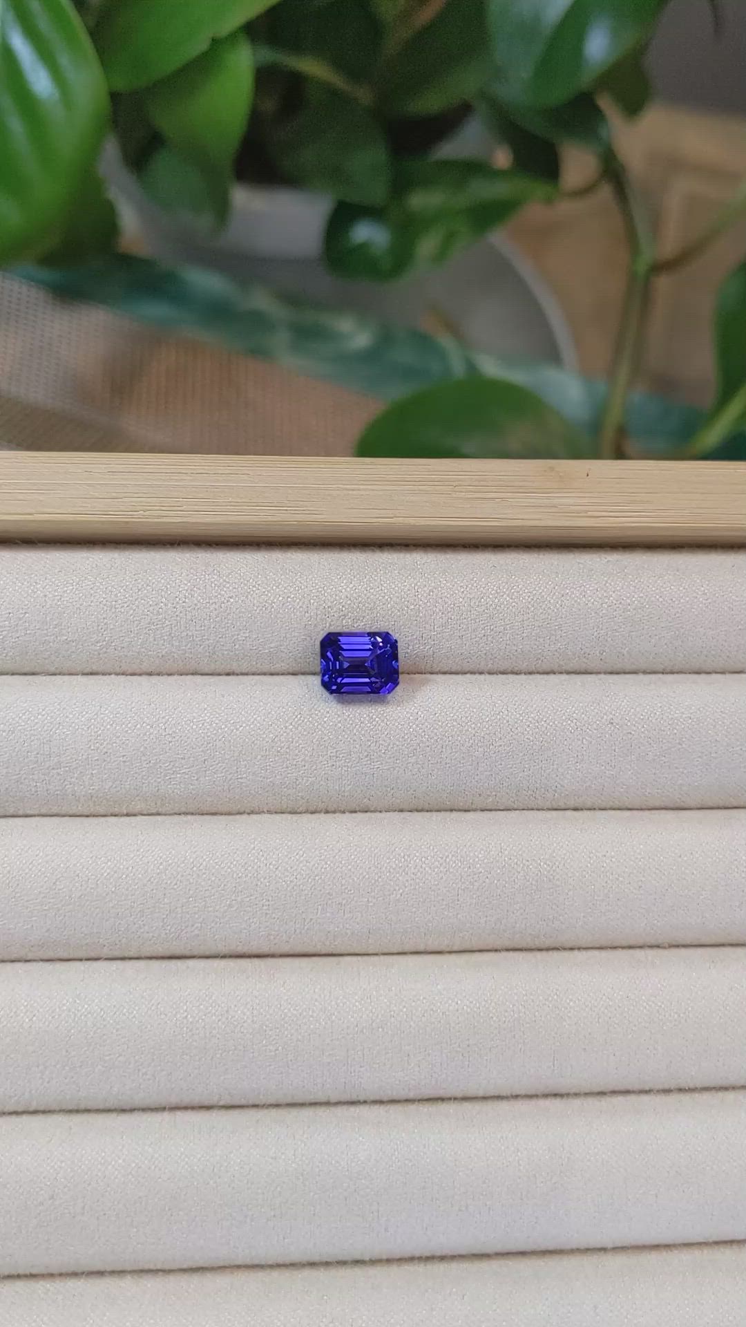 3.78 Ct. Tanzanite from Tanzania Size Video