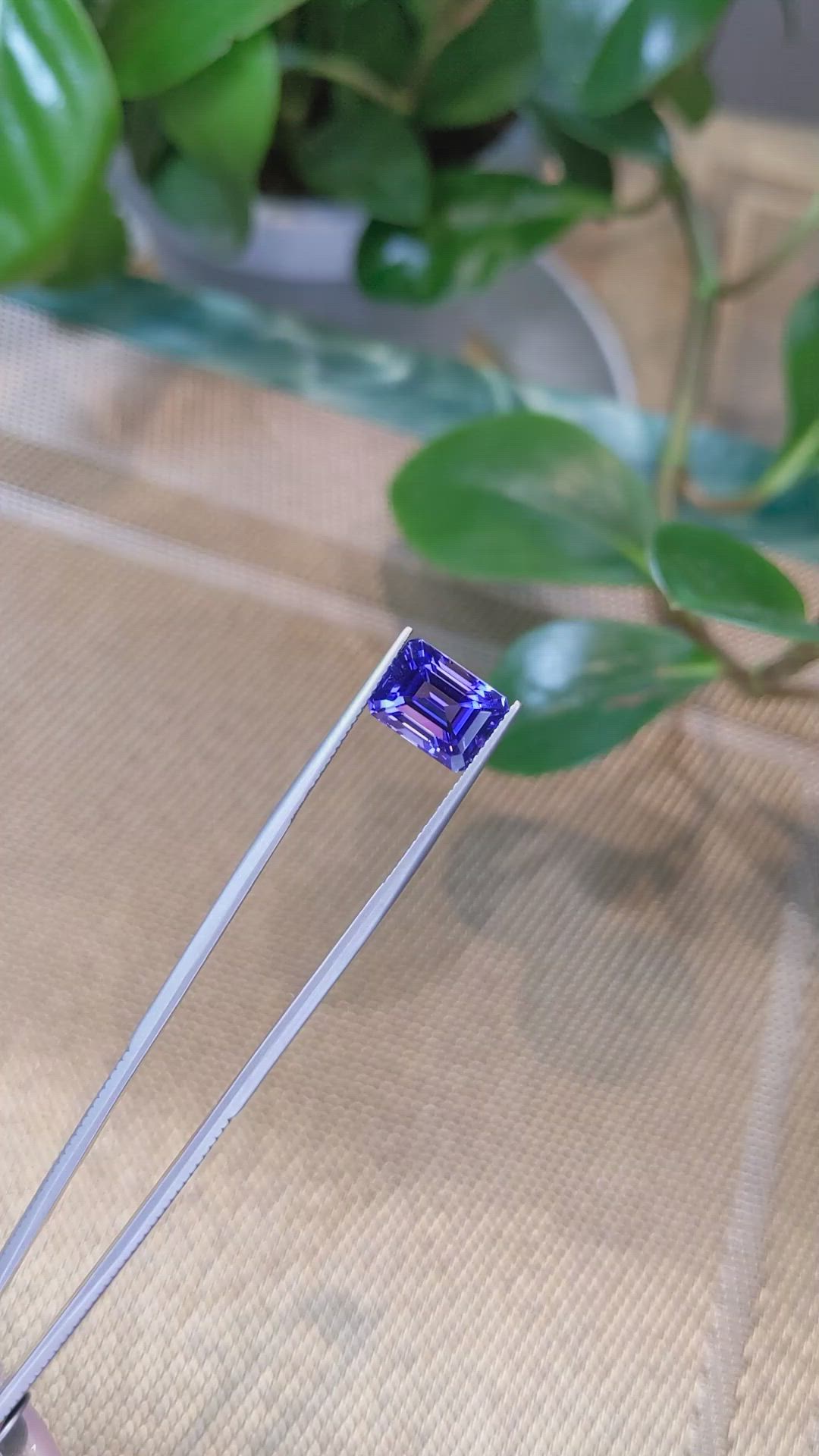 5.90 Ct. Tanzanite from Tanzania Size Video
