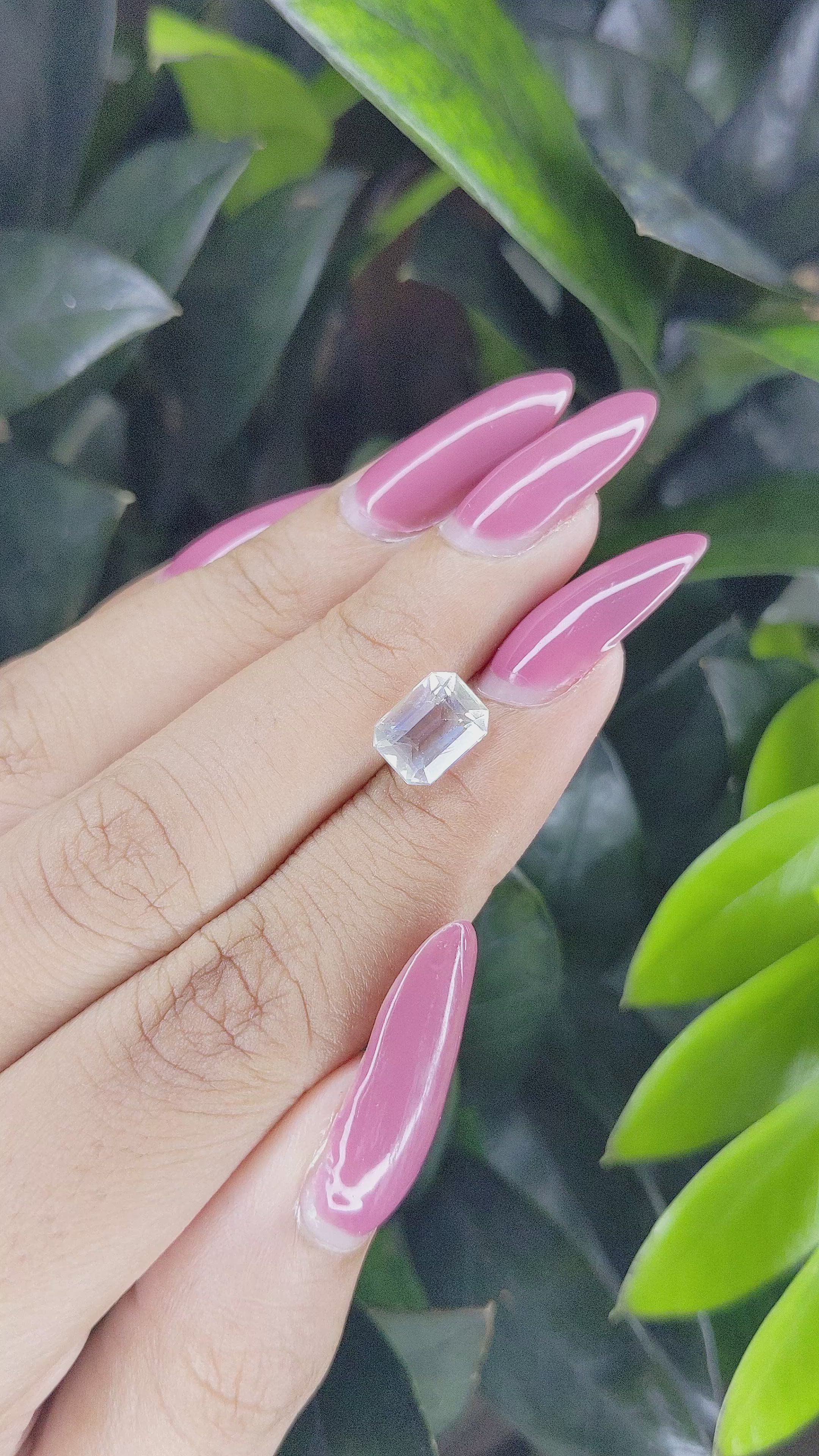 2.05 Ct. Moonstone from Madagascar Size Video