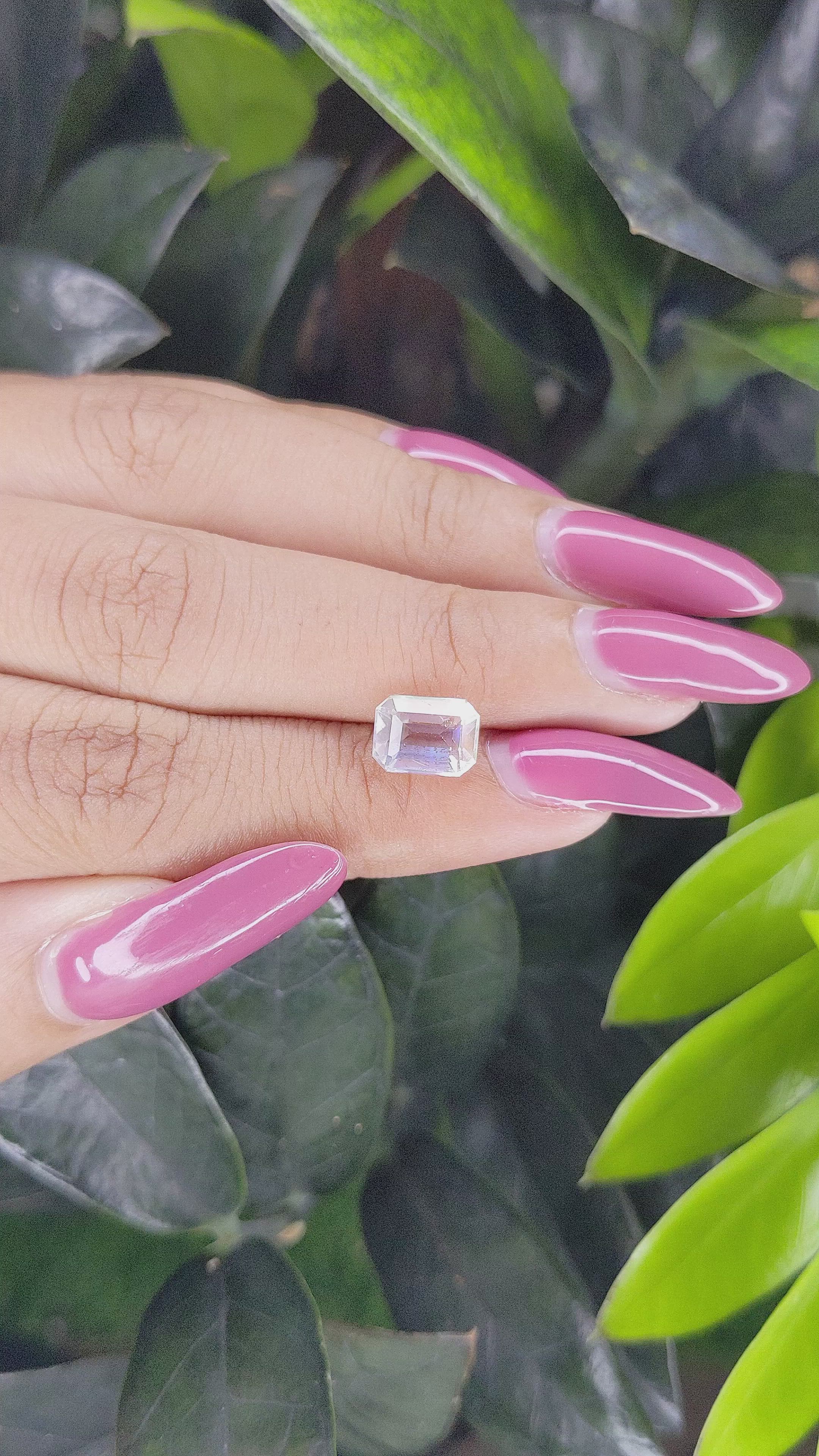 2.05 Ct. Moonstone from Madagascar Size Video