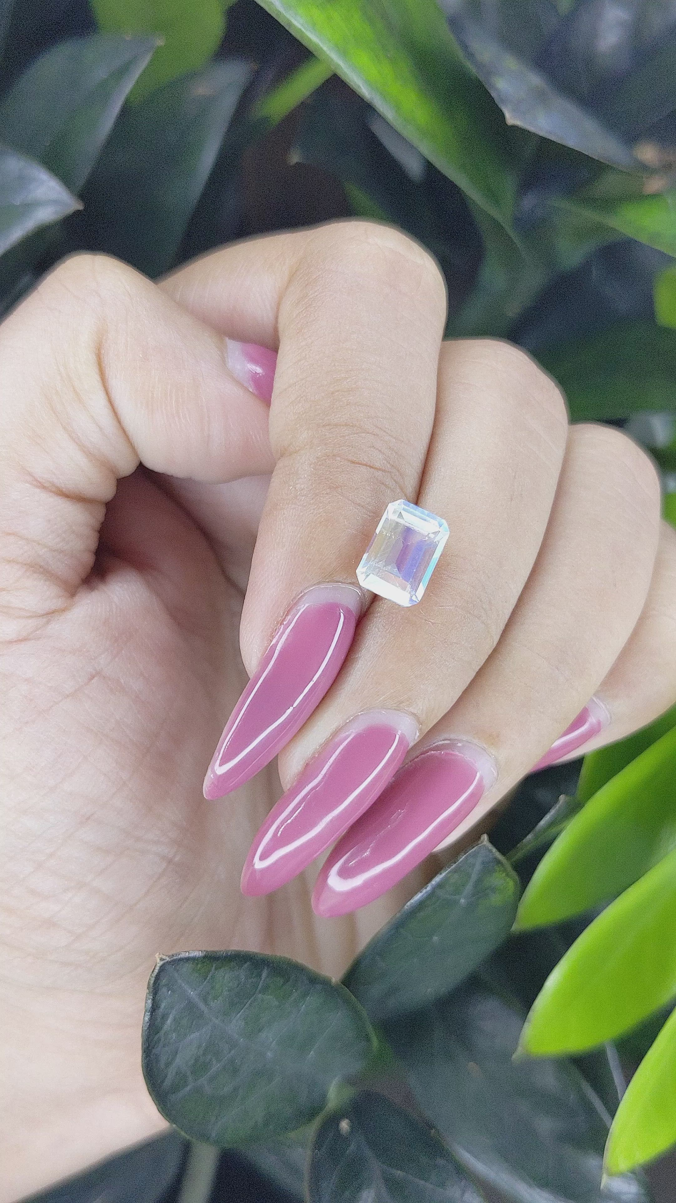 1.96 Ct. Moonstone from Madagascar Size Video