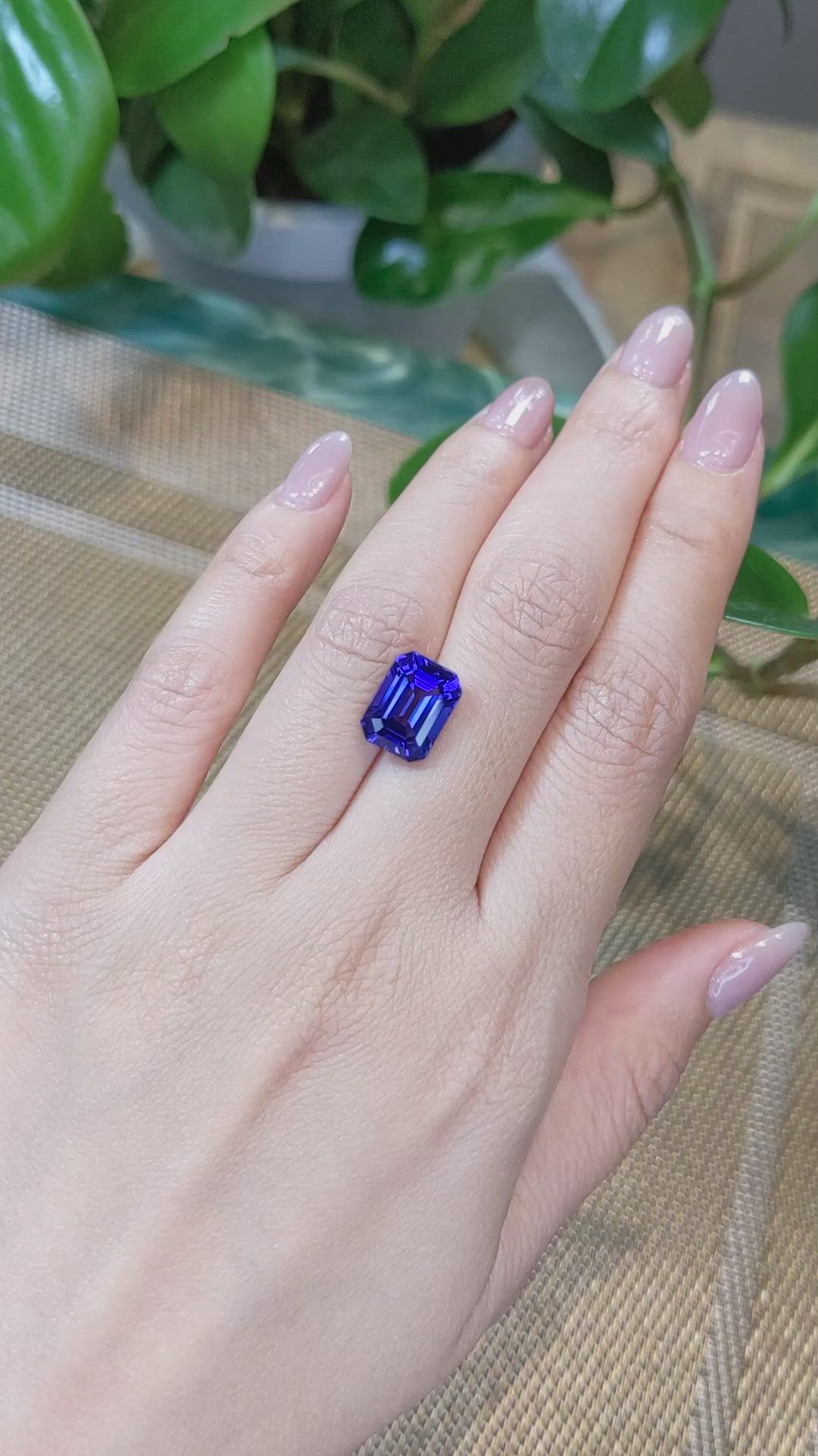 5.98 Ct. Tanzanite from Tanzania Size Video
