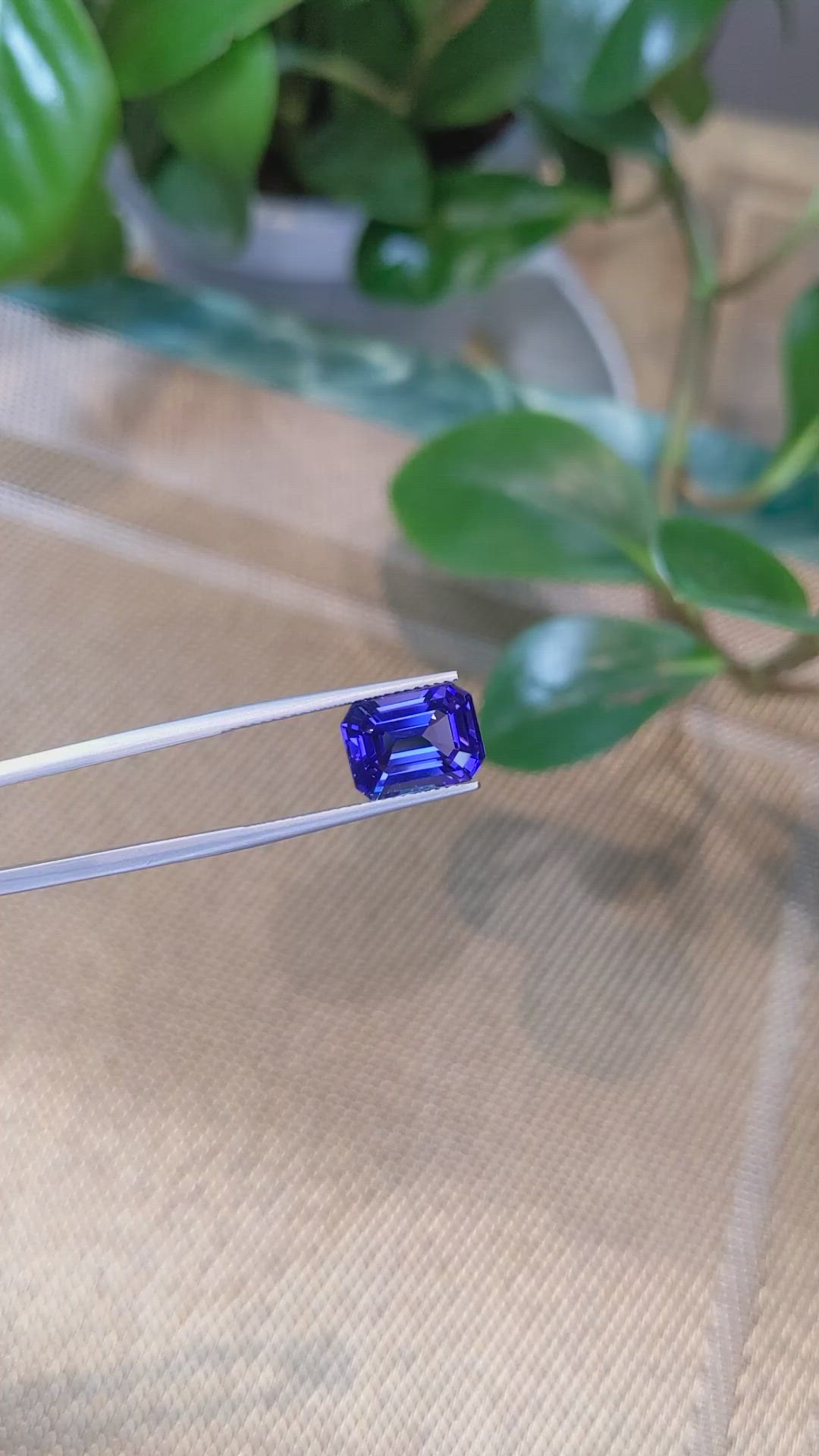5.98 Ct. Tanzanite from Tanzania Size Video