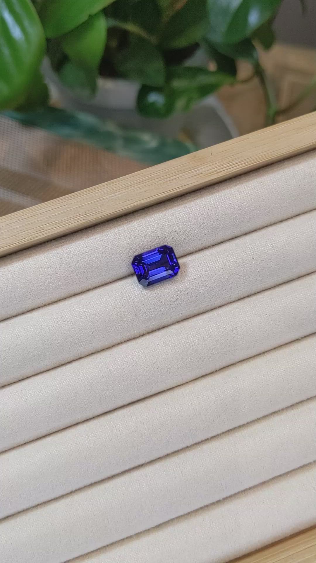 5.98 Ct. Tanzanite from Tanzania Size Video