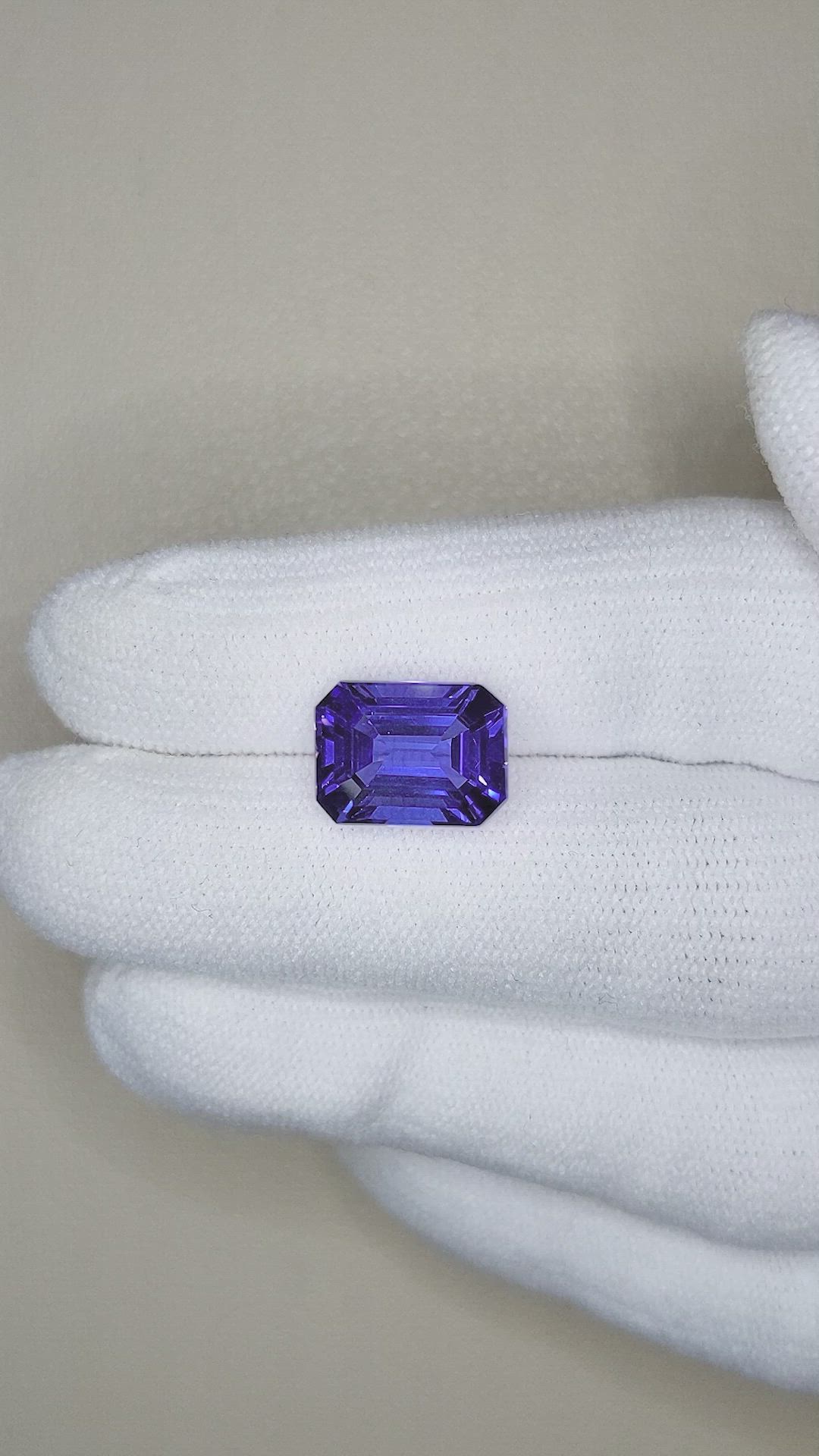 5.98 Ct. Tanzanite from Tanzania Size Video