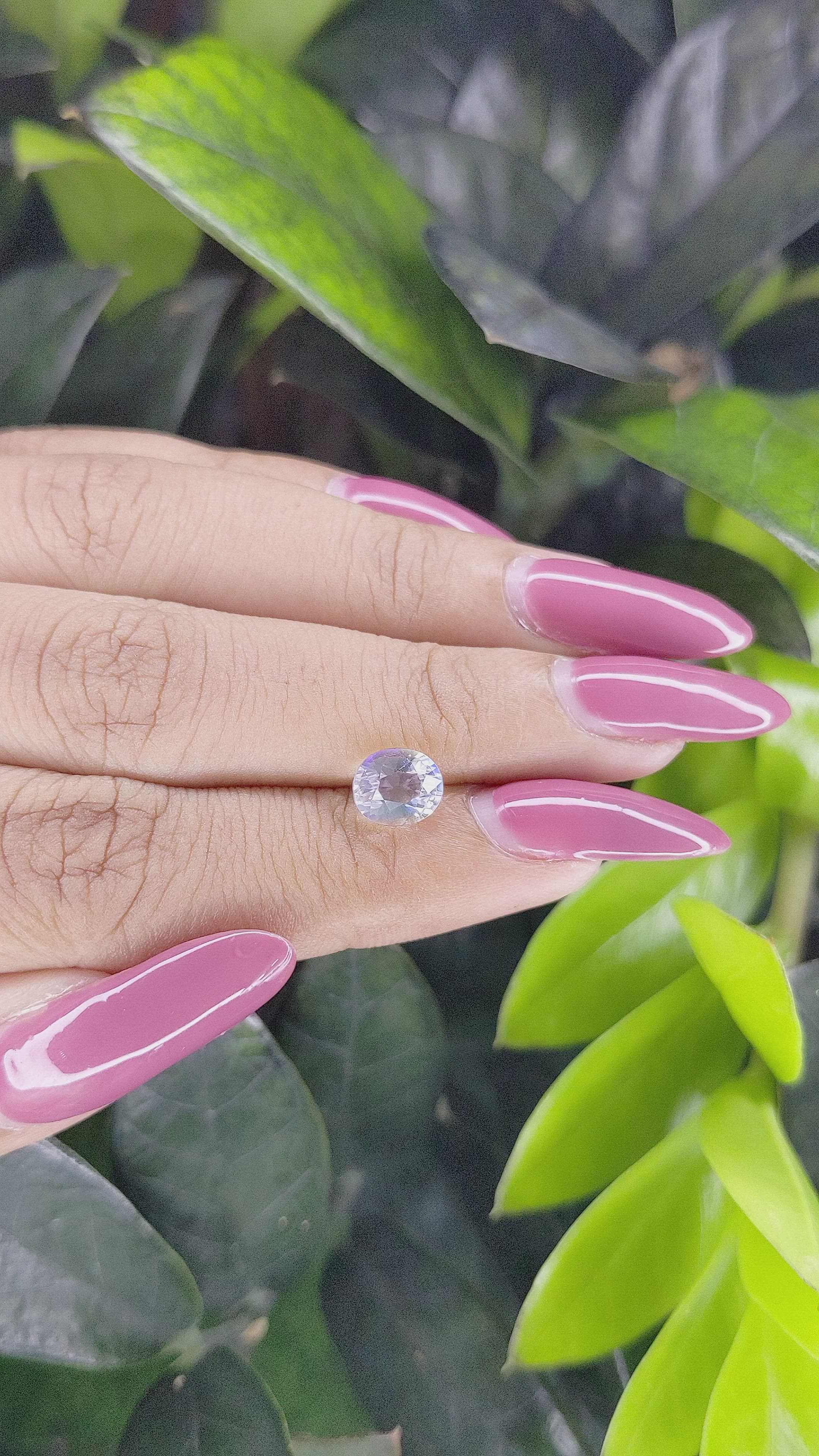 1.42 Ct. Moonstone from Madagascar Size Video