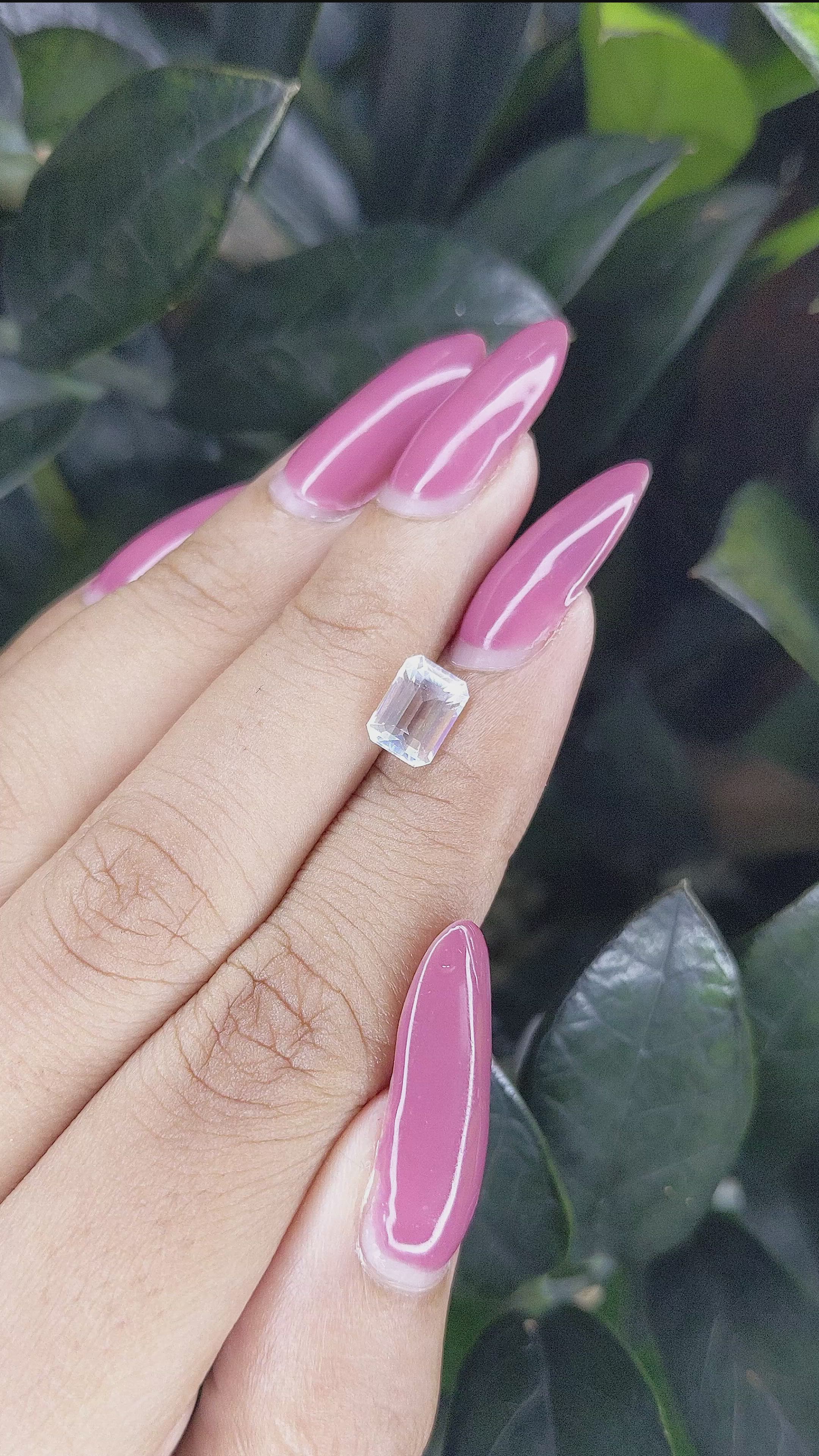 1.33 Ct. Moonstone from Madagascar Size Video