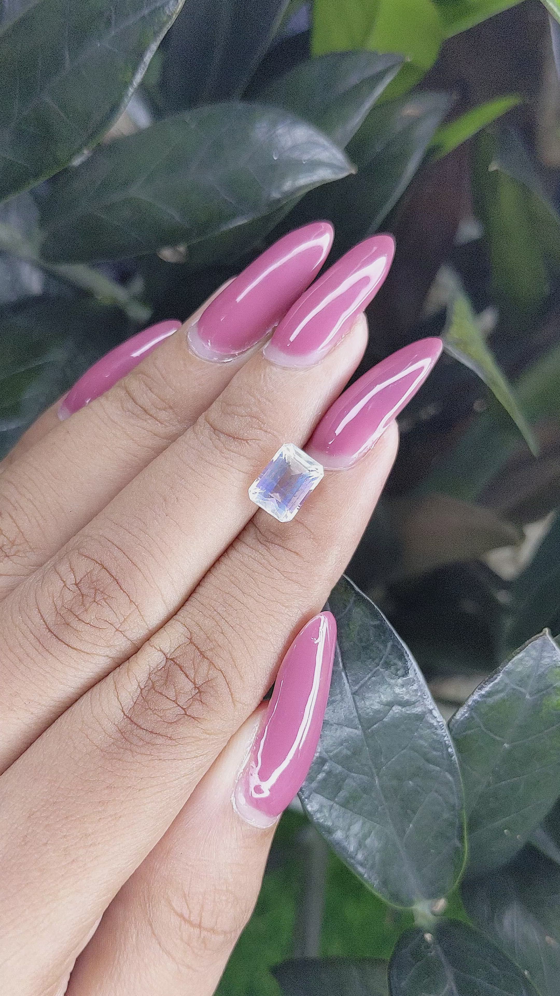 1.80 Ct. Moonstone from Madagascar Size Video