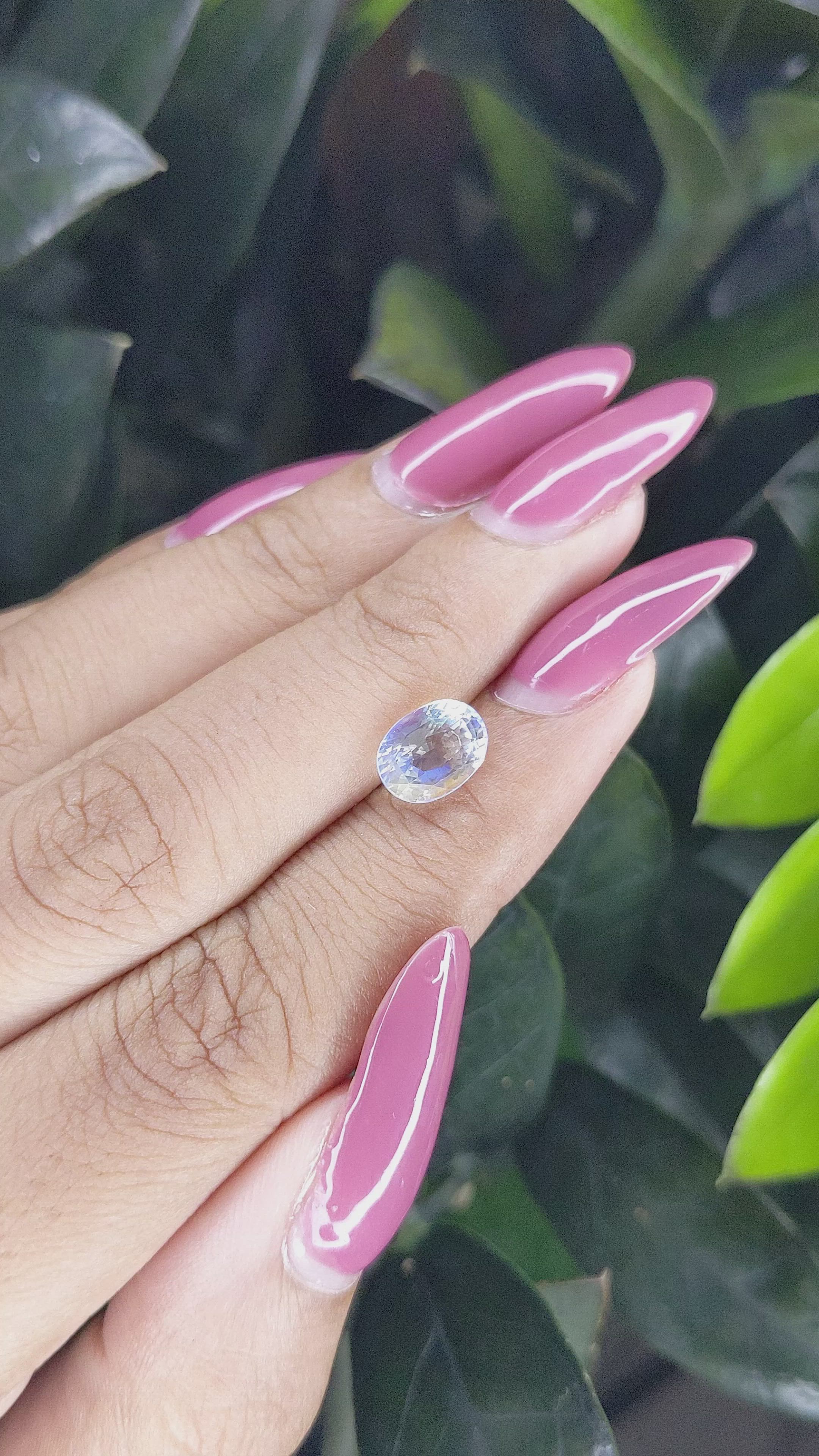 1.72 Ct. Moonstone from Madagascar Size Video