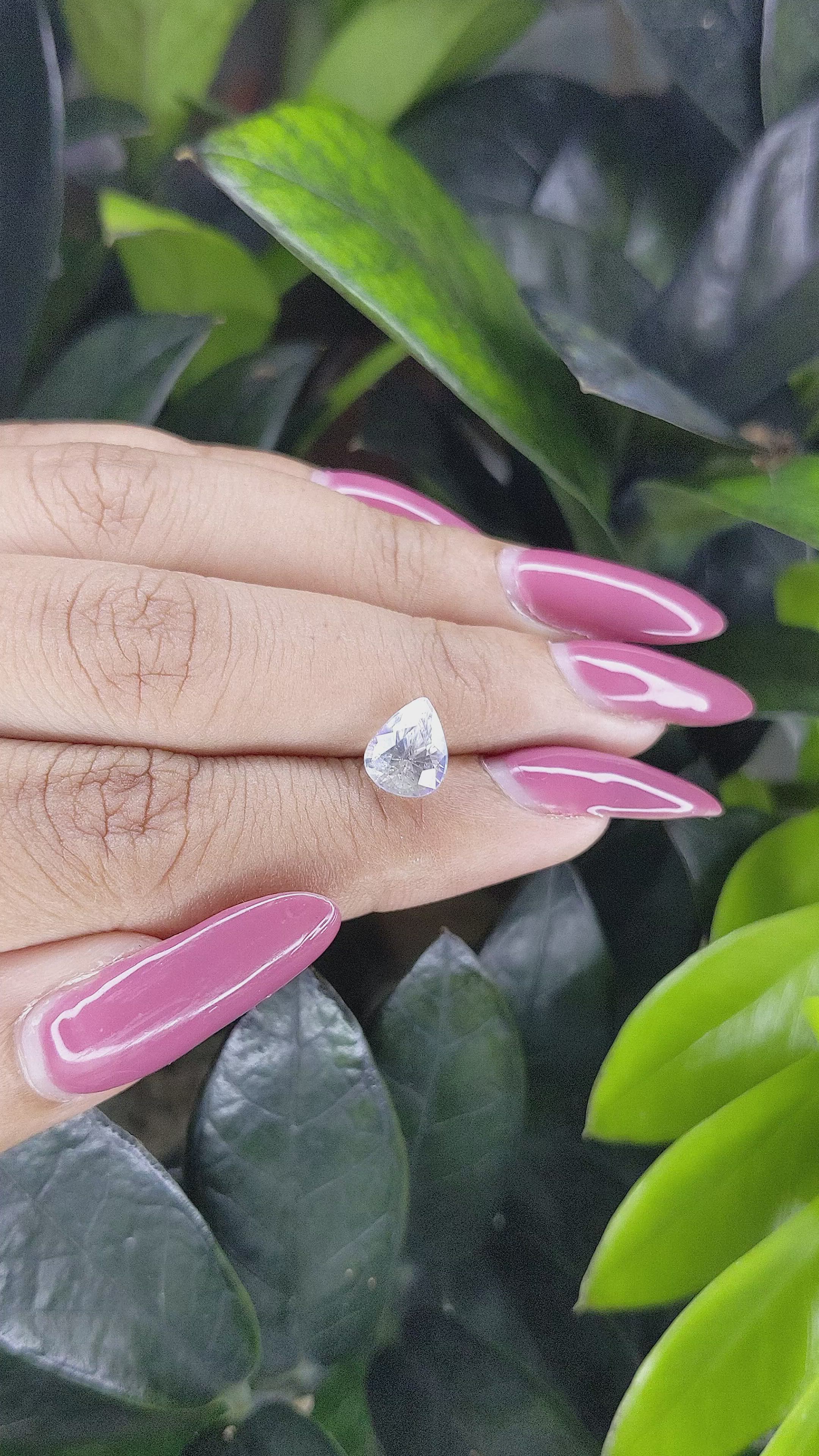 1.55 Ct. Moonstone from Madagascar Size Video