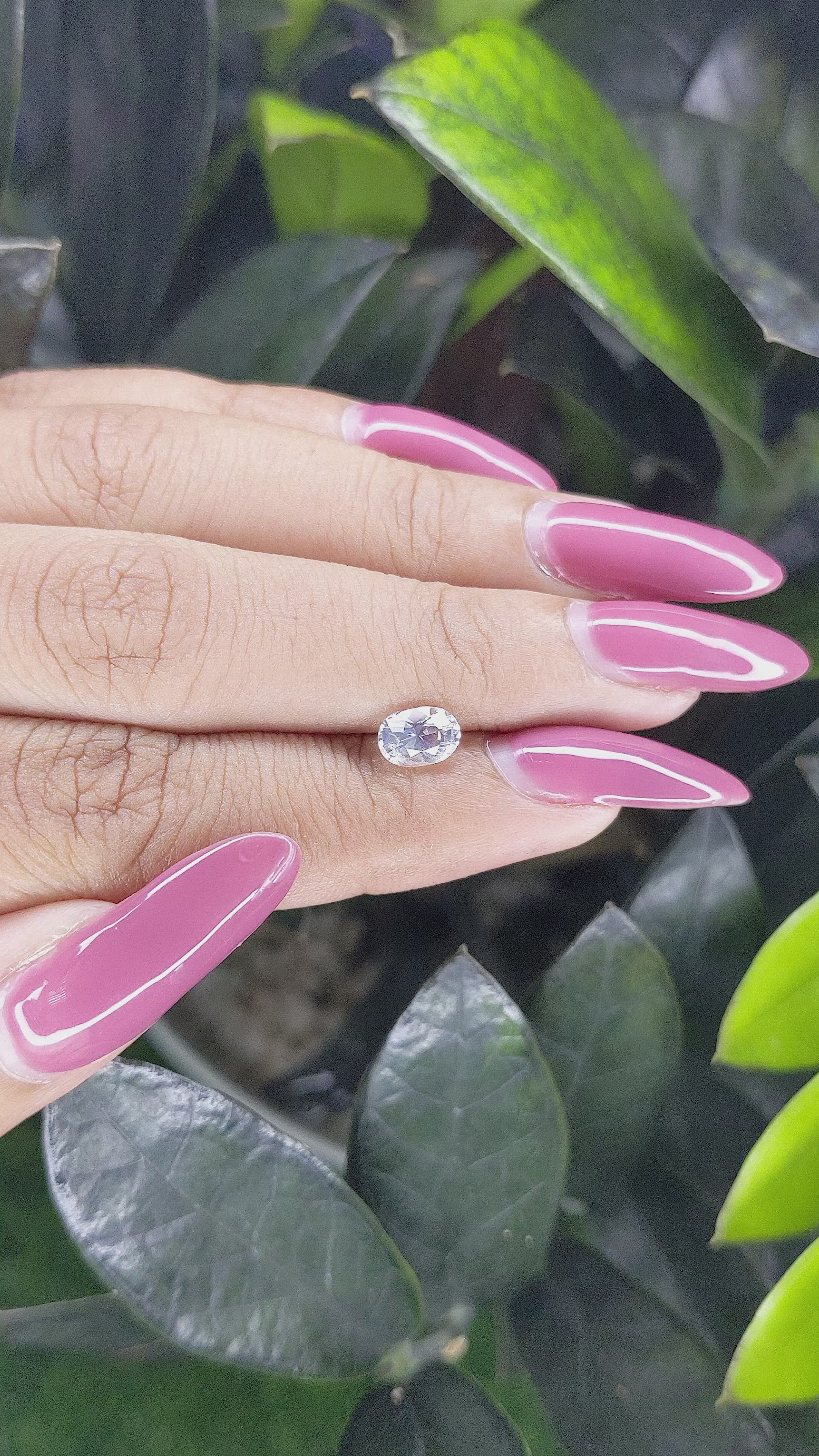 0.68 Ct. Moonstone from Madagascar Size Video