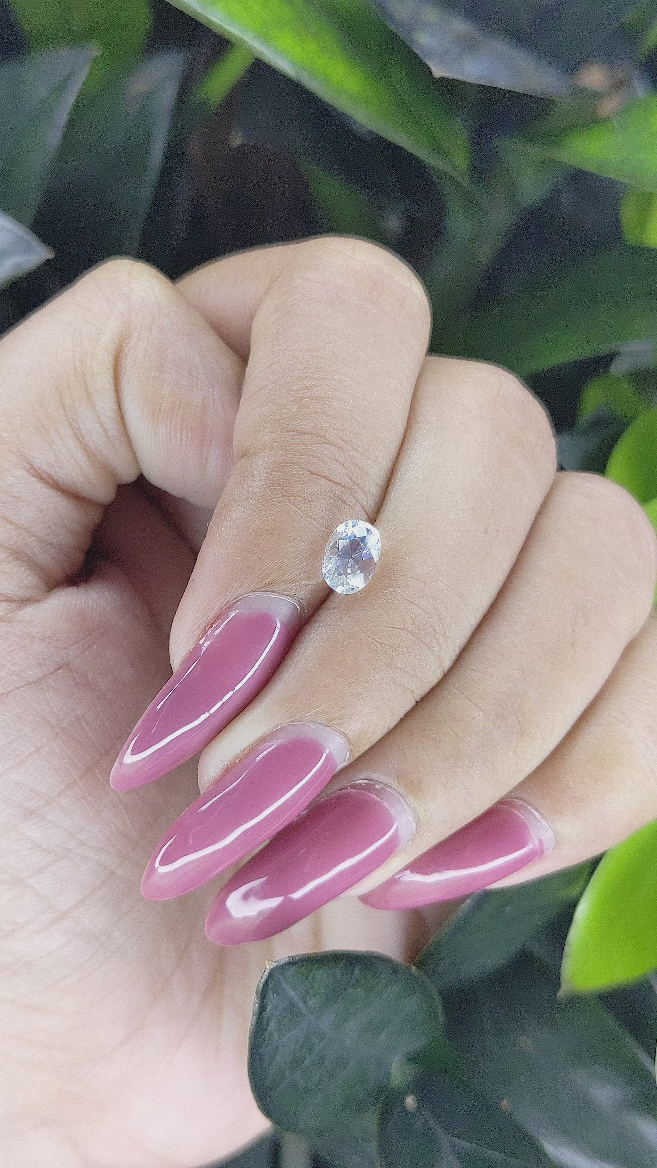 0.68 Ct. Moonstone from Madagascar Size Video