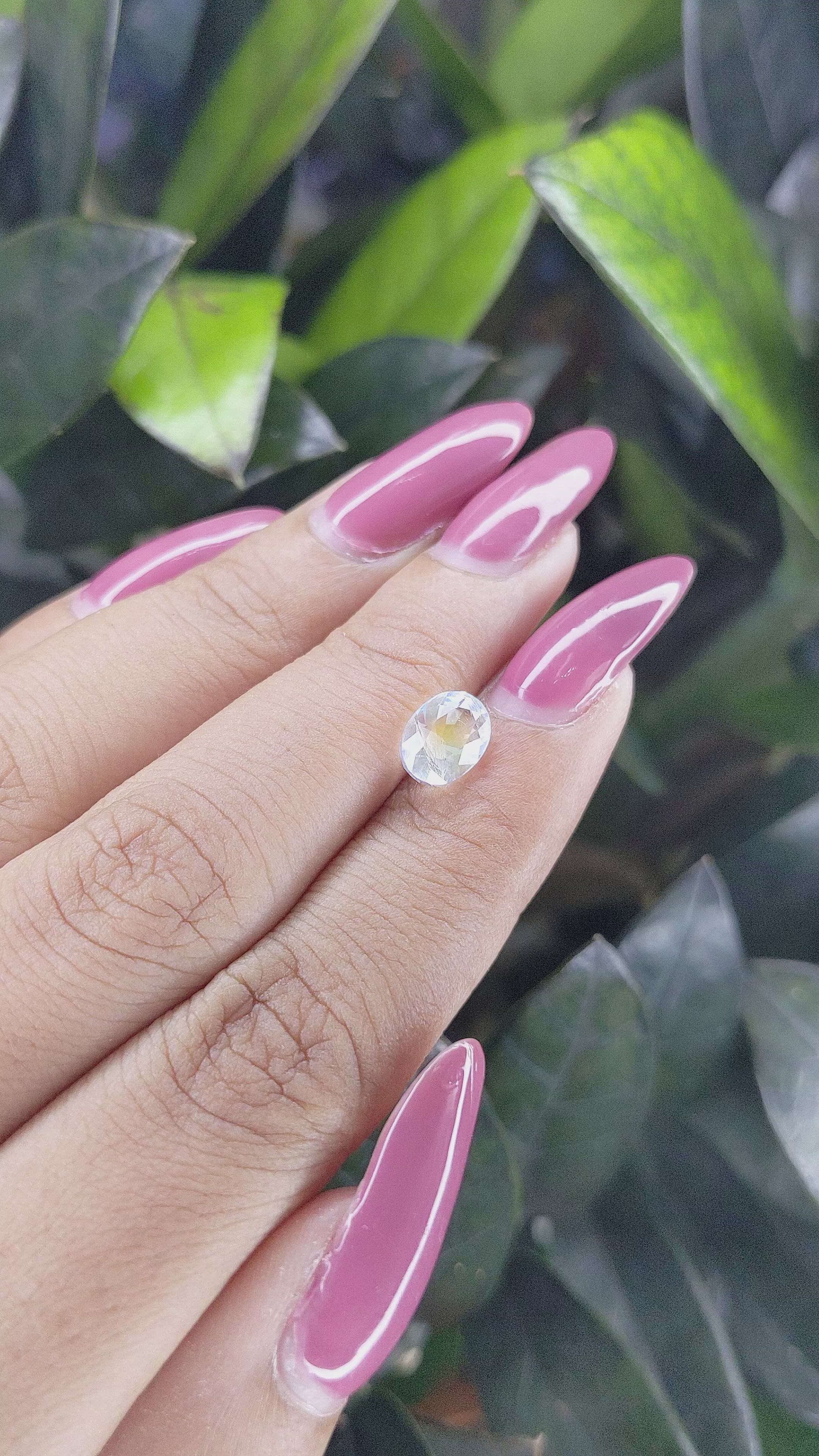 1.40 Ct. Moonstone from Madagascar Size Video