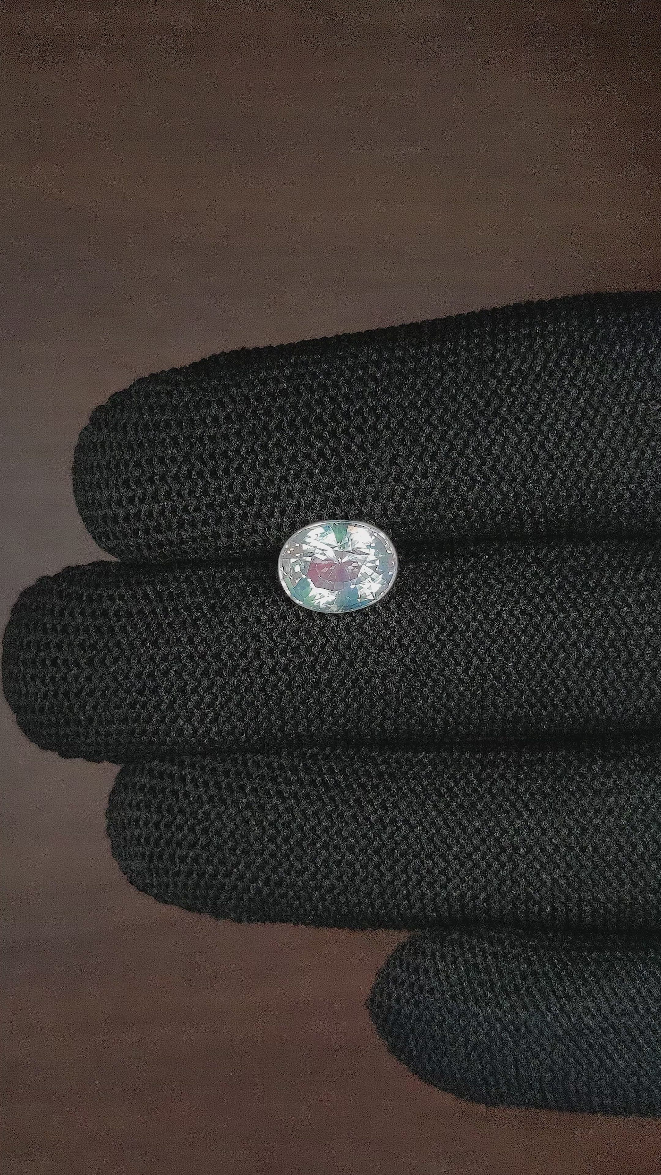 2.55 Ct. Moonstone from Madagascar Size Video