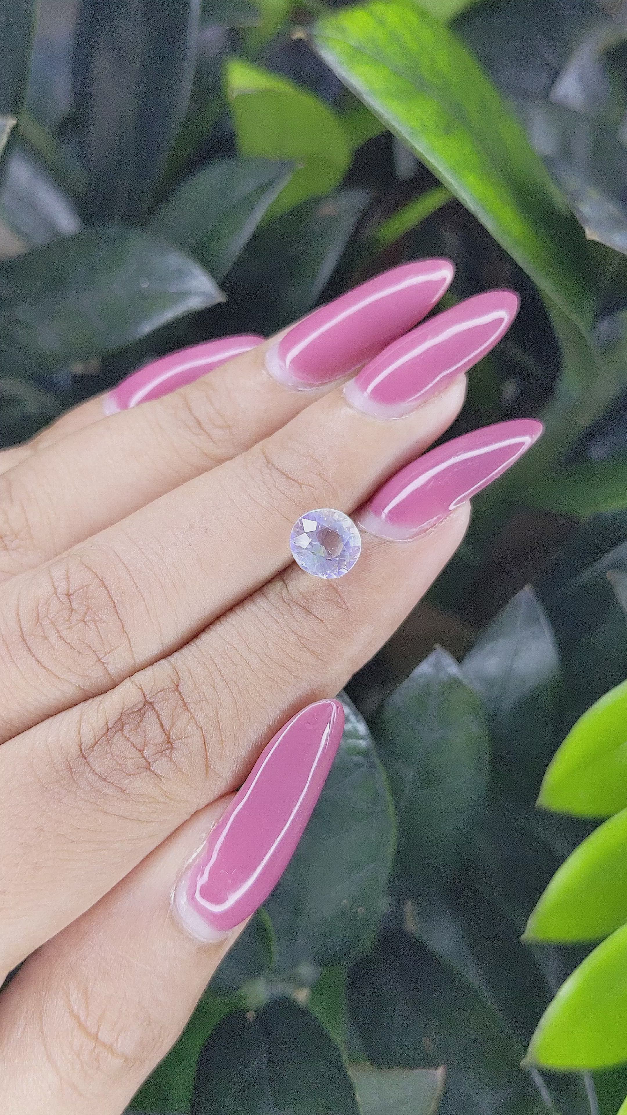 1.66 Ct. Moonstone from Madagascar Size Video