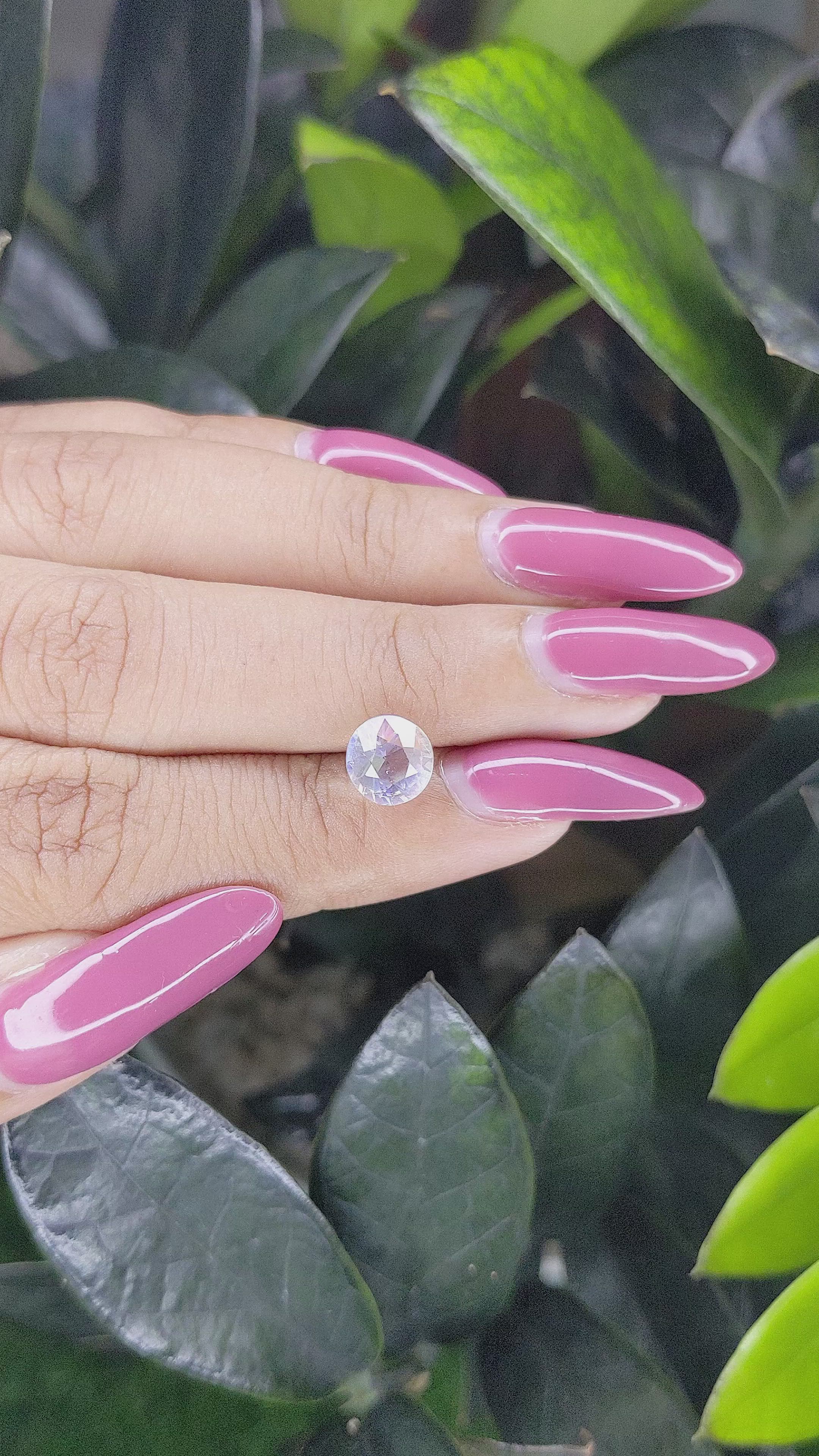 1.66 Ct. Moonstone from Madagascar Size Video