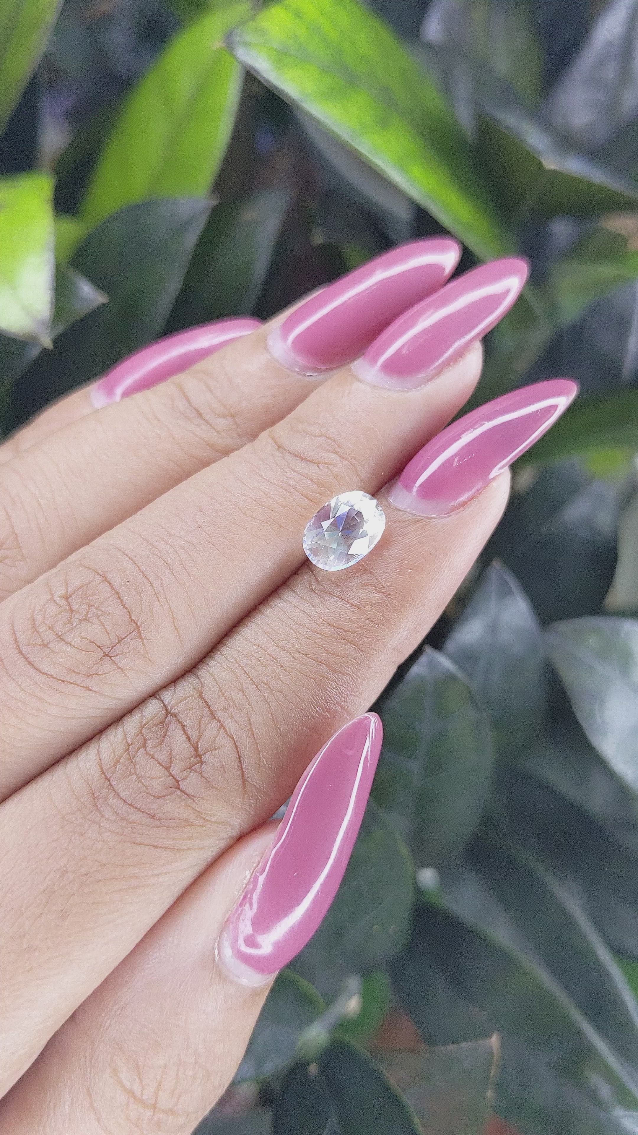 1.42 Ct. Moonstone from Madagascar Size Video