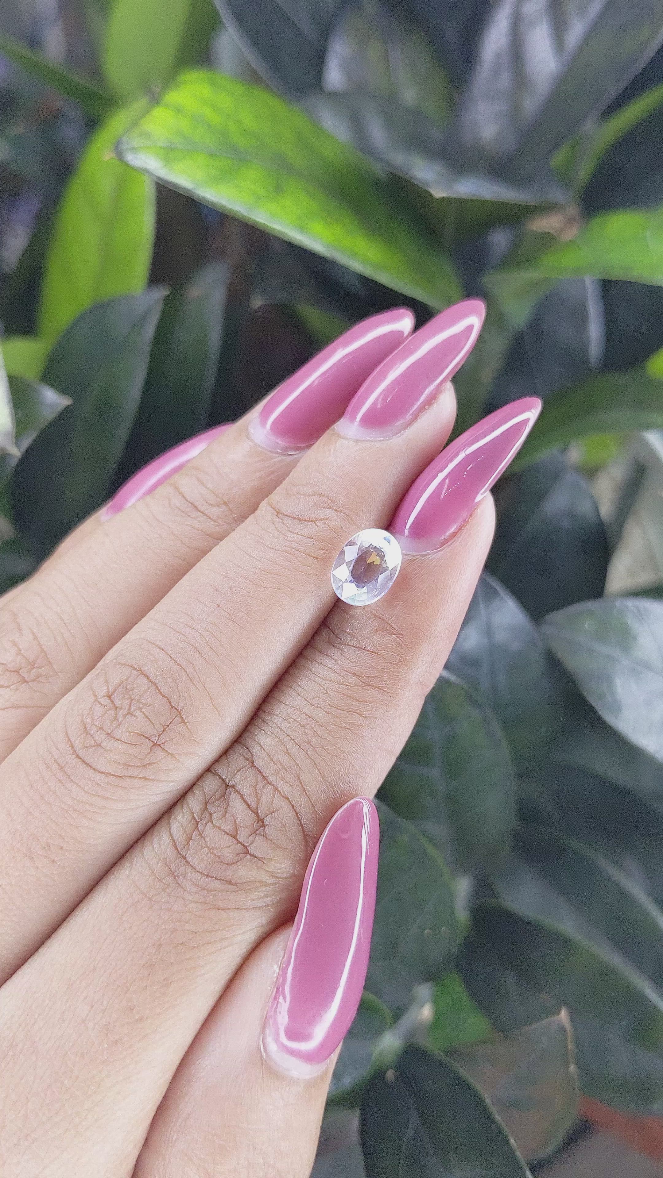 1.42 Ct. Moonstone from Madagascar Size Video