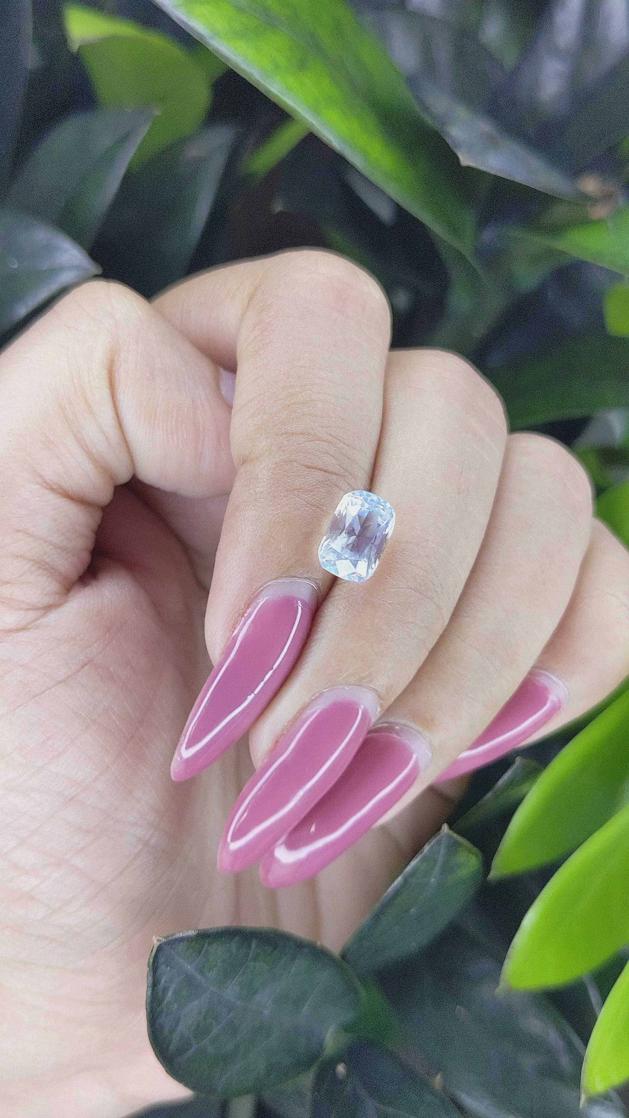 2.07 Ct. Moonstone from Madagascar Size Video