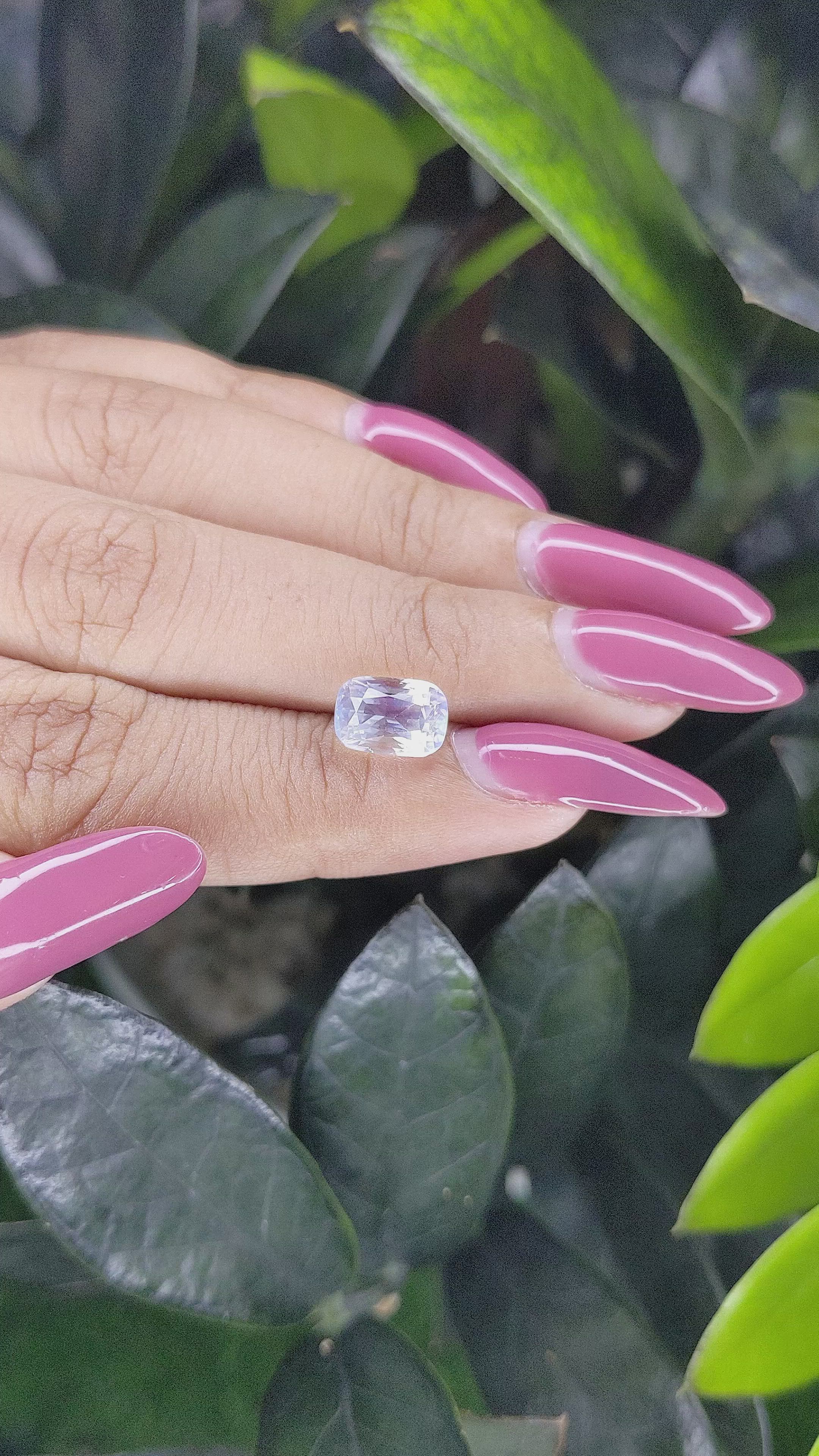 2.07 Ct. Moonstone from Madagascar Size Video