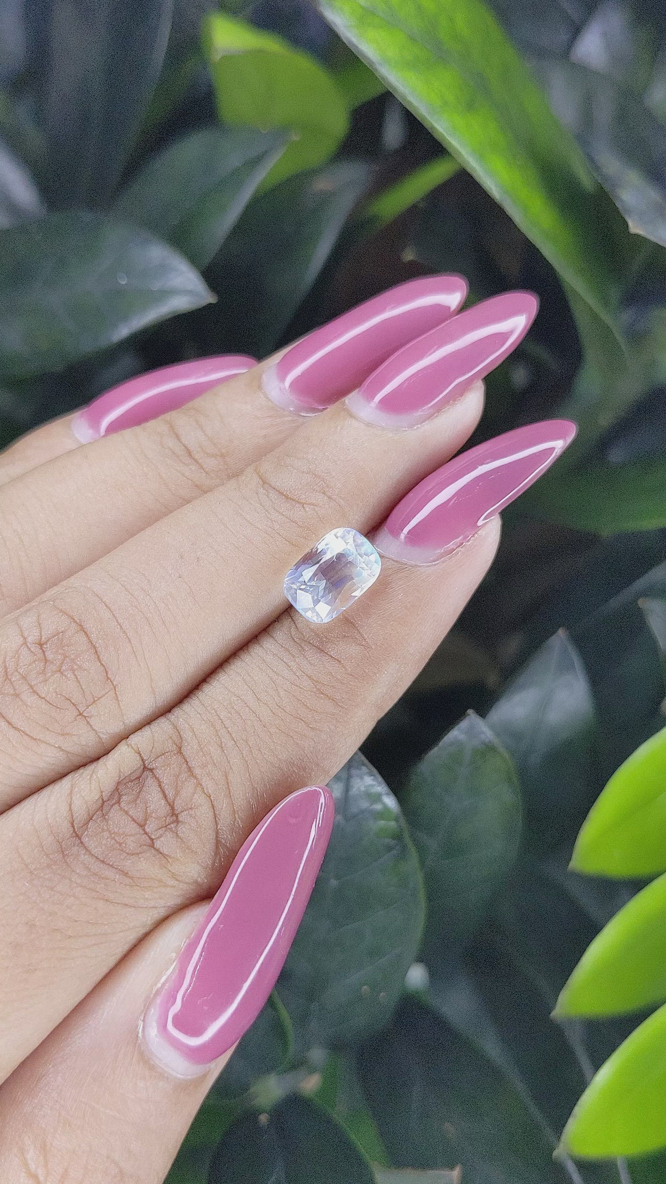 2.07 Ct. Moonstone from Madagascar Size Video