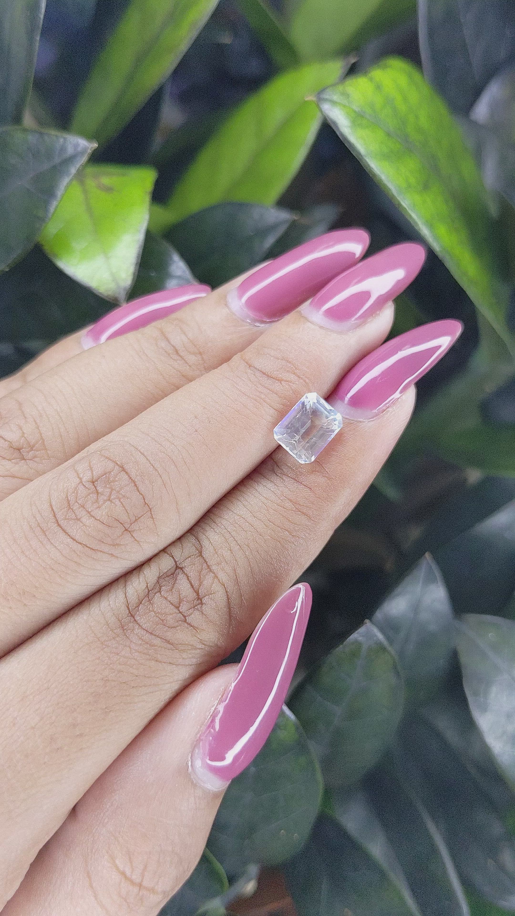 1.64 Ct. Moonstone from Madagascar Size Video