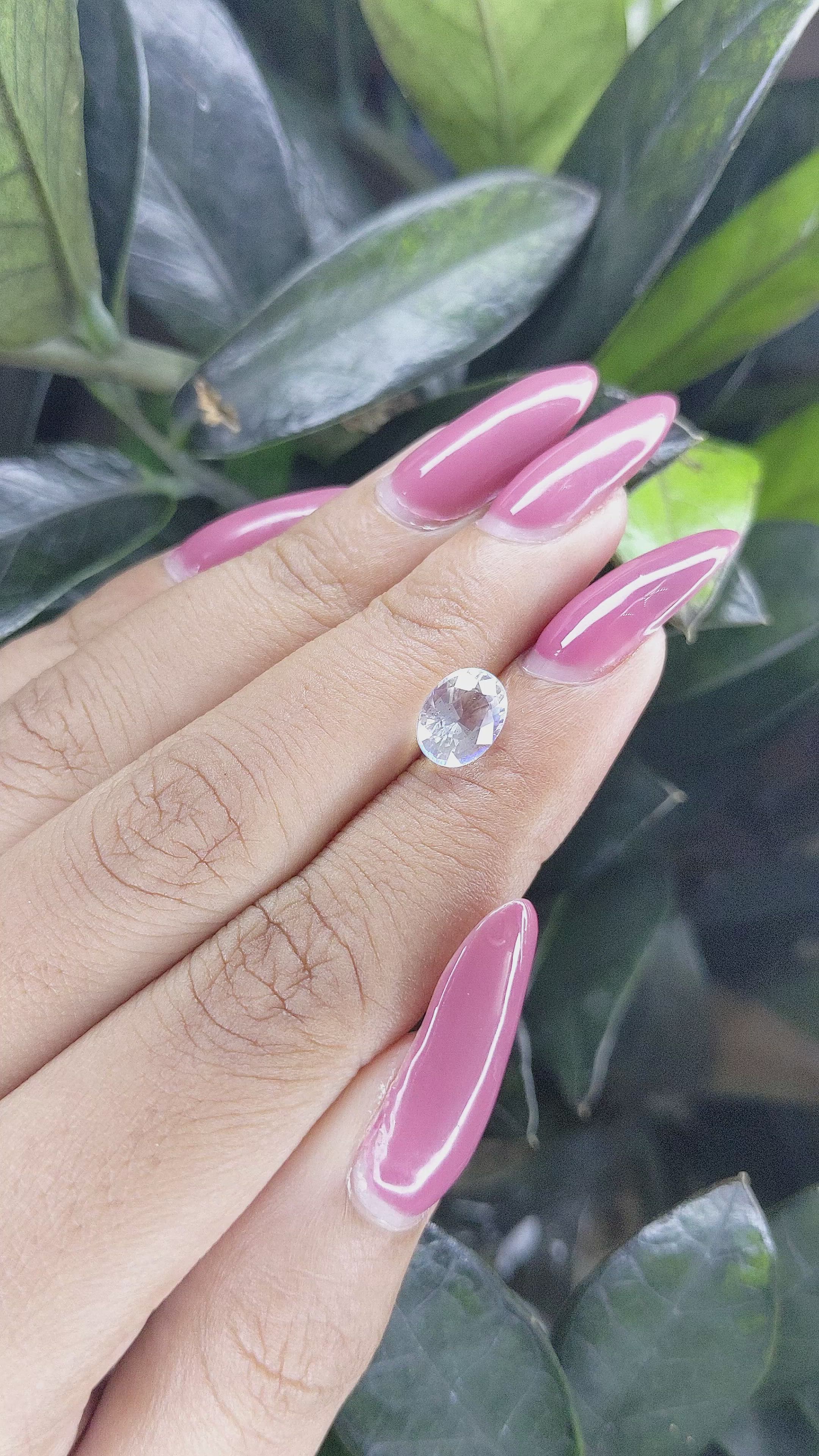 1.76 Ct. Moonstone from Madagascar Size Video