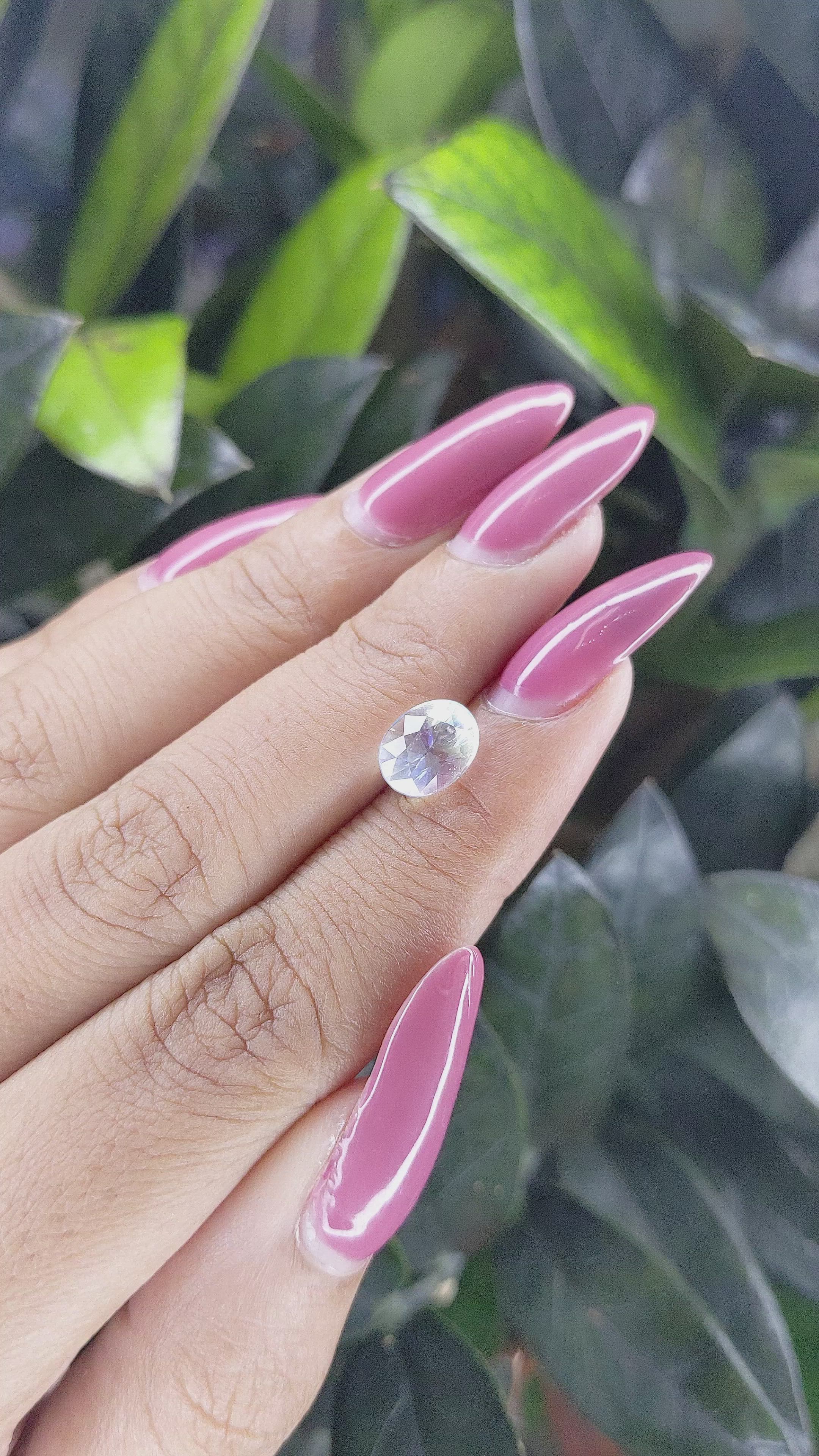 1.79 Ct. Moonstone from Madagascar Size Video